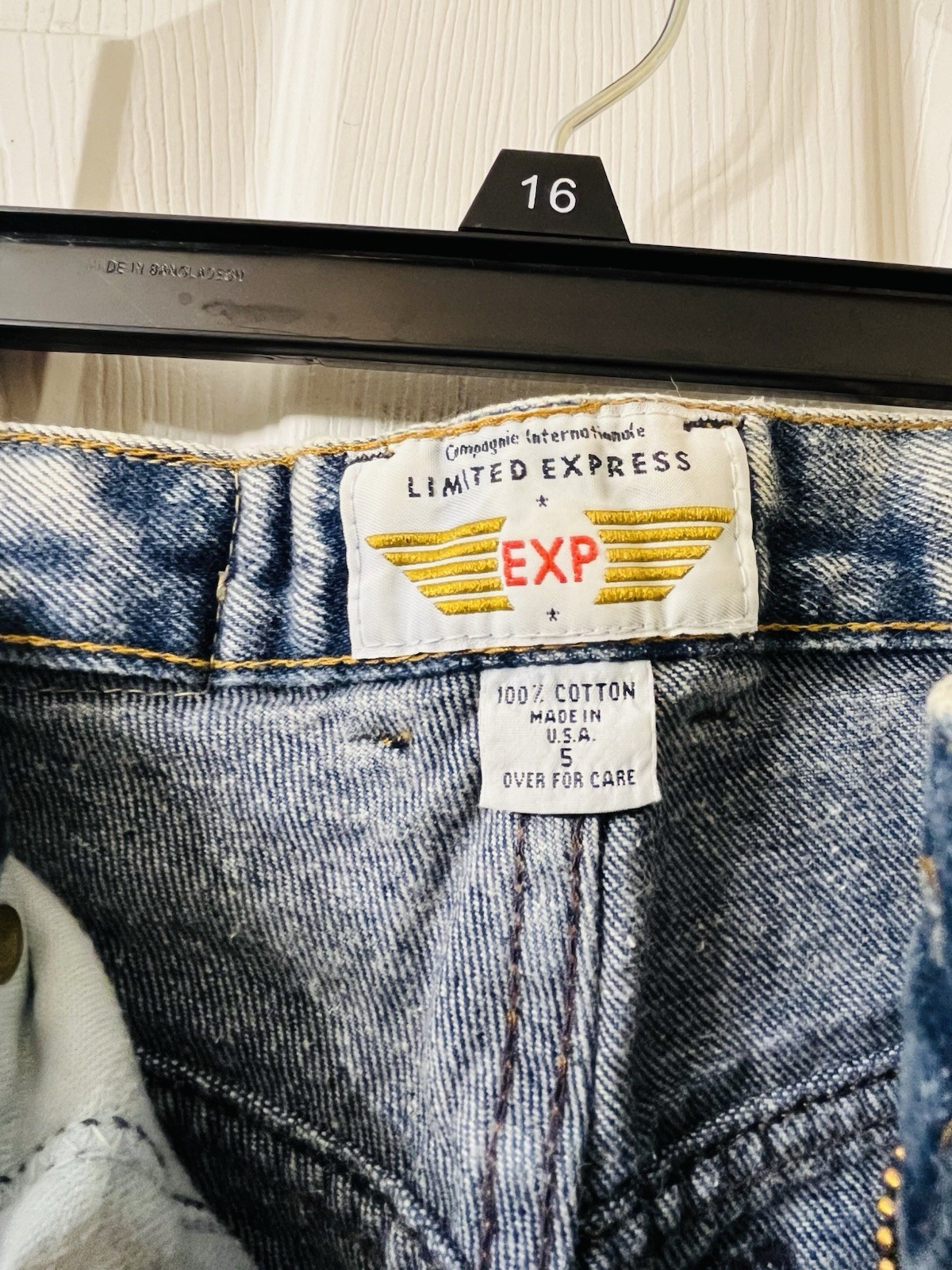 Vintage Limited Express Jeans High Waist Stone Wash Womens Size 5