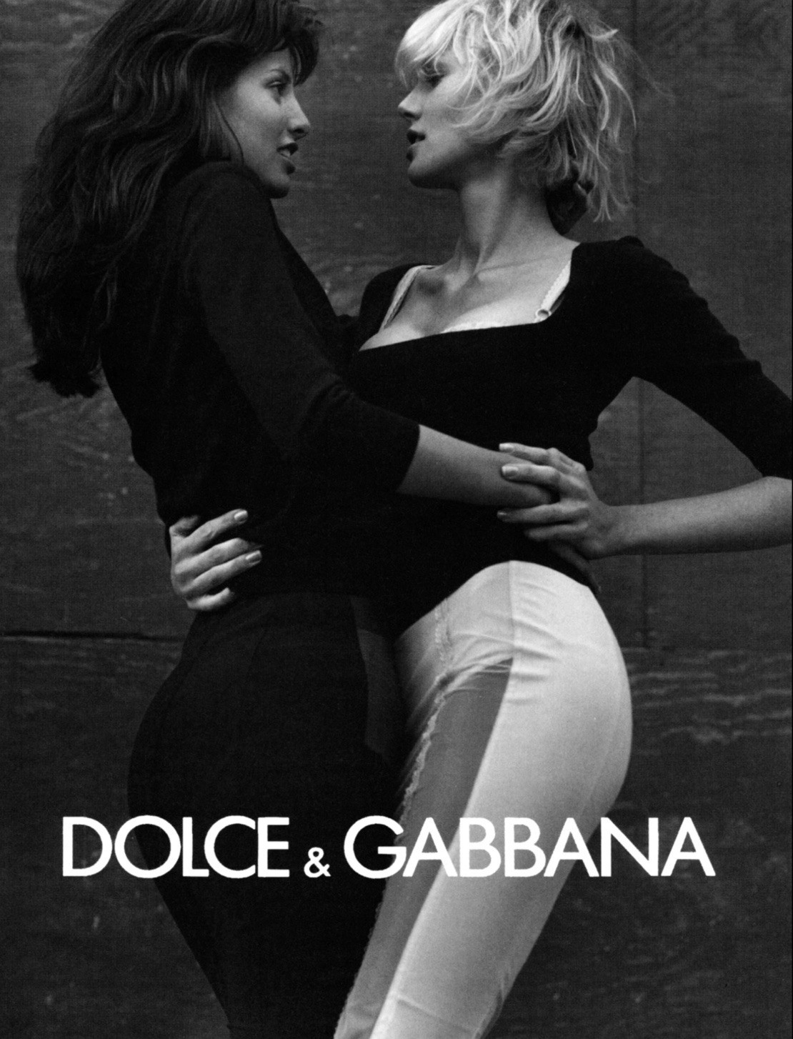 Vintage DOLCE & GABBANA F/W 1996 Stretch Girdle Black Floral Crop Pant Sz 42