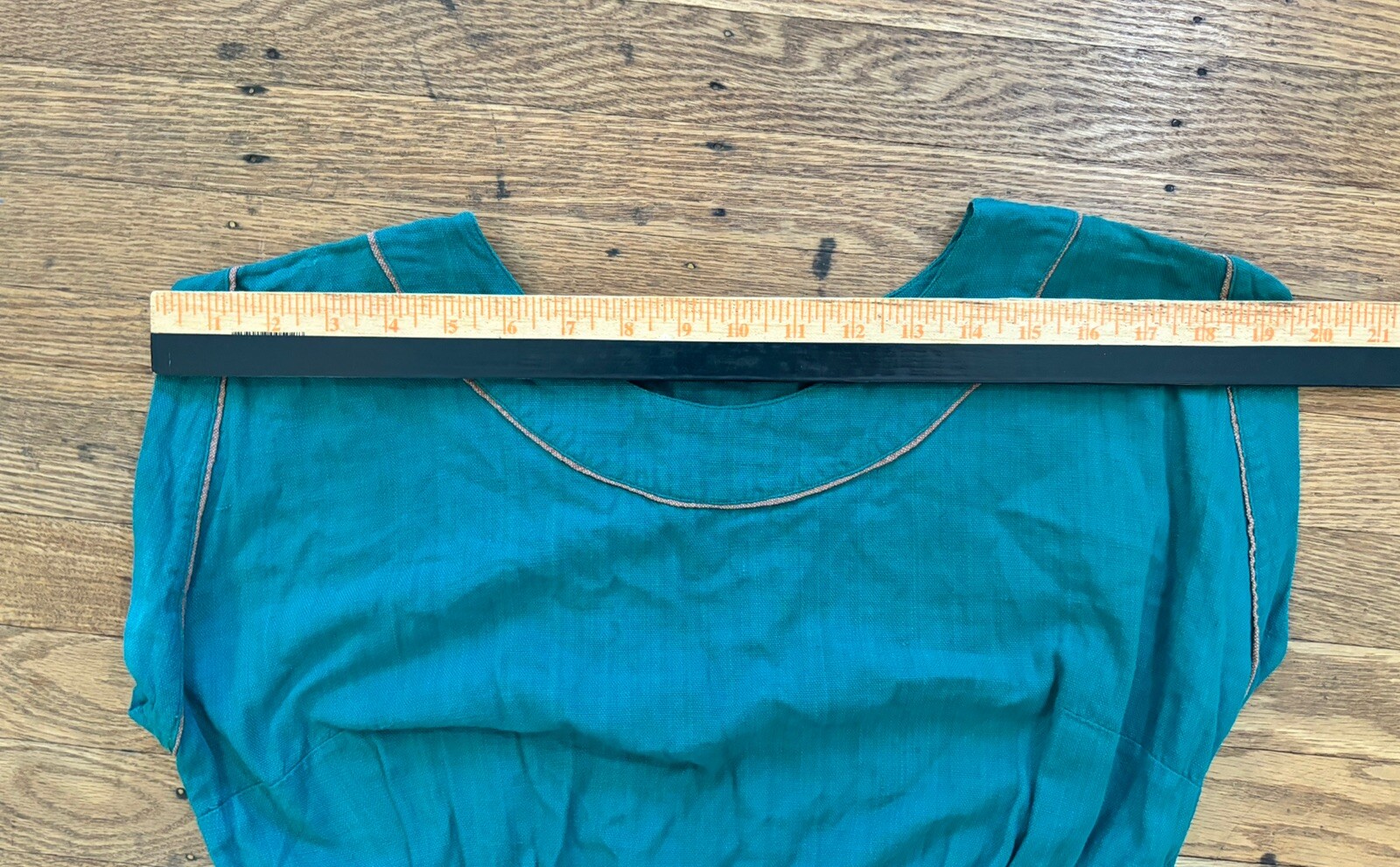 1950s Beautiful Rare Mexican Prarie Style Dress.talon Side Zip.26” Waist/17”pit
