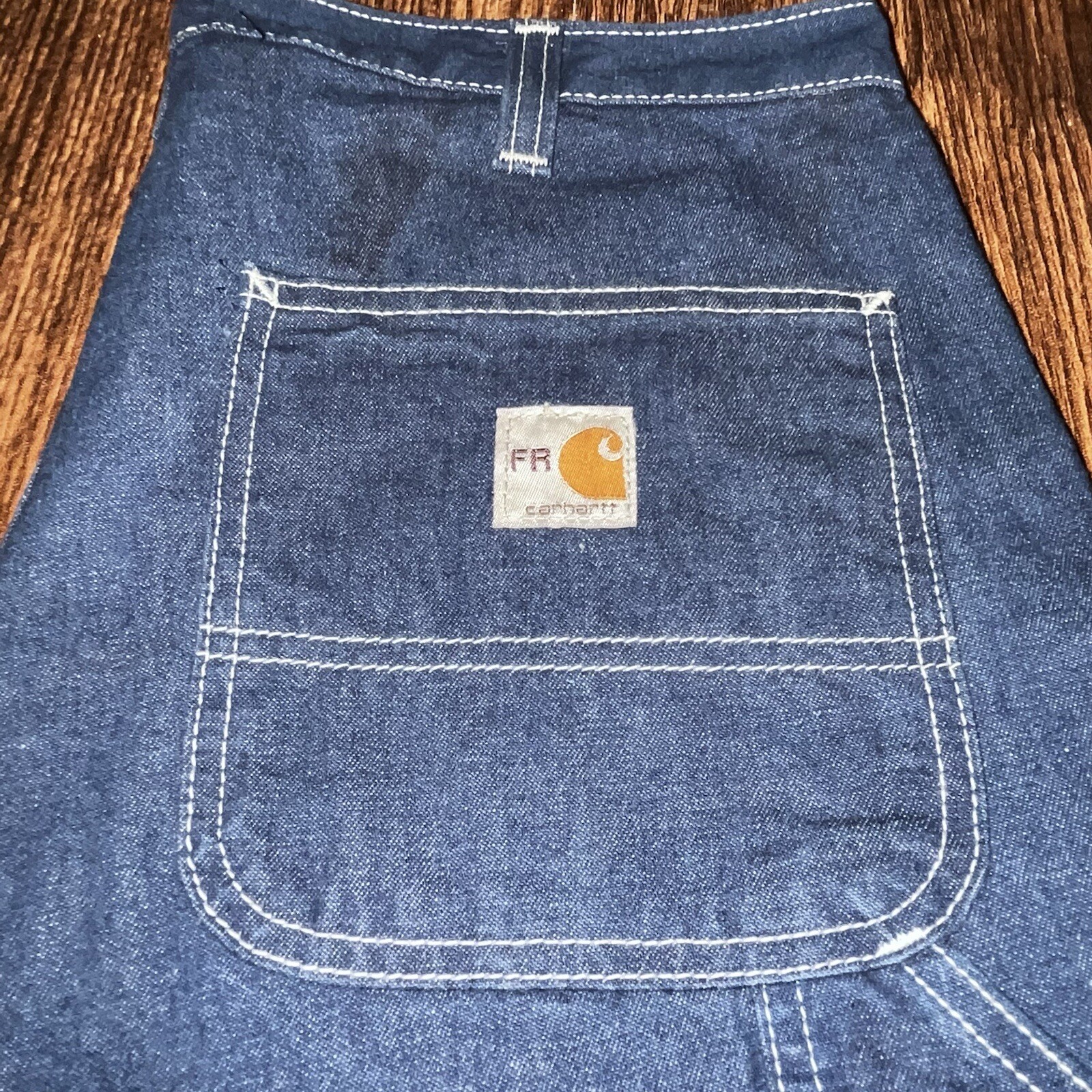 Vintage distressed carhartt FR jeans size 34×32