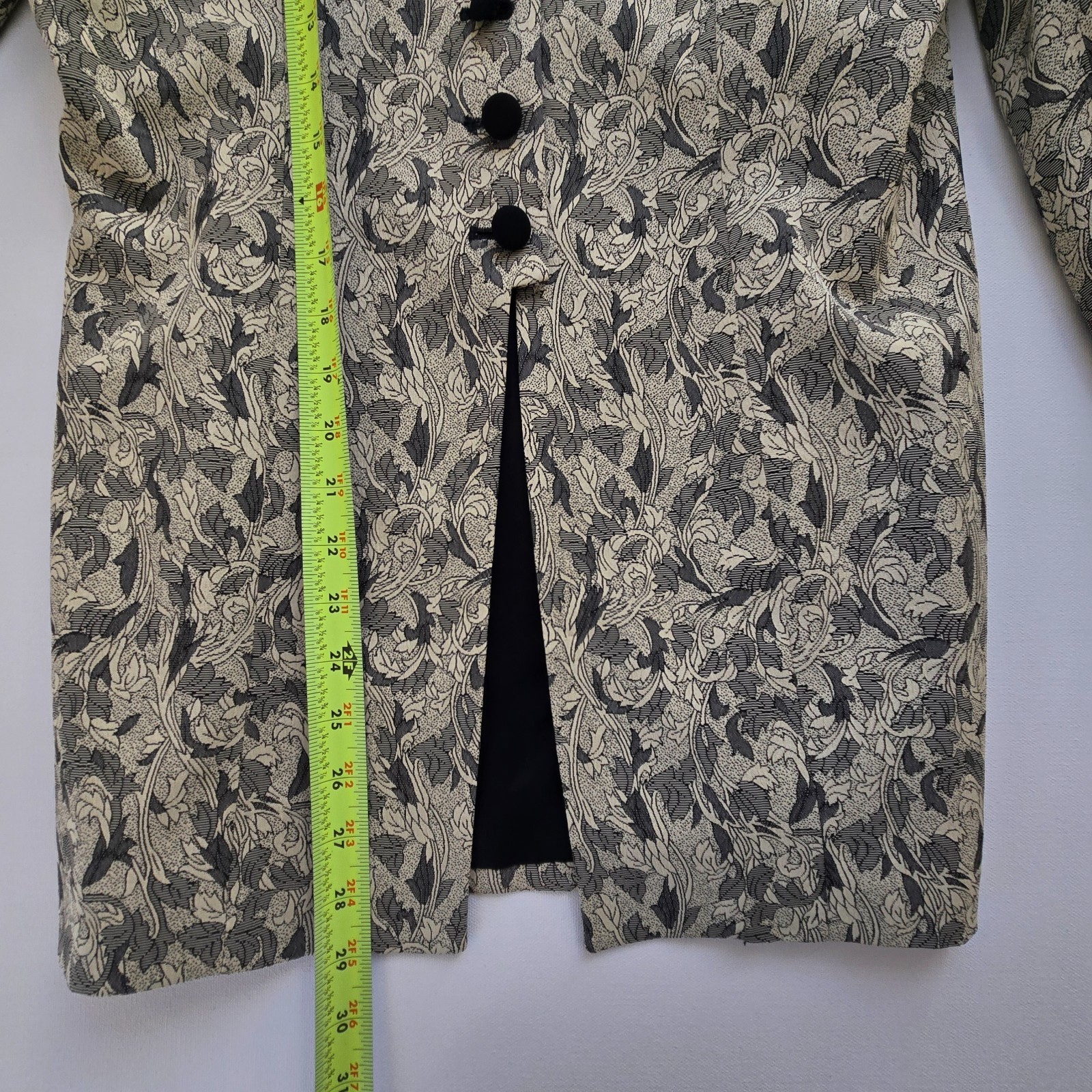 80s Vintage Casual Corner Jacket Jacquard 8P Feminine Prince Sgt Pepper Chic