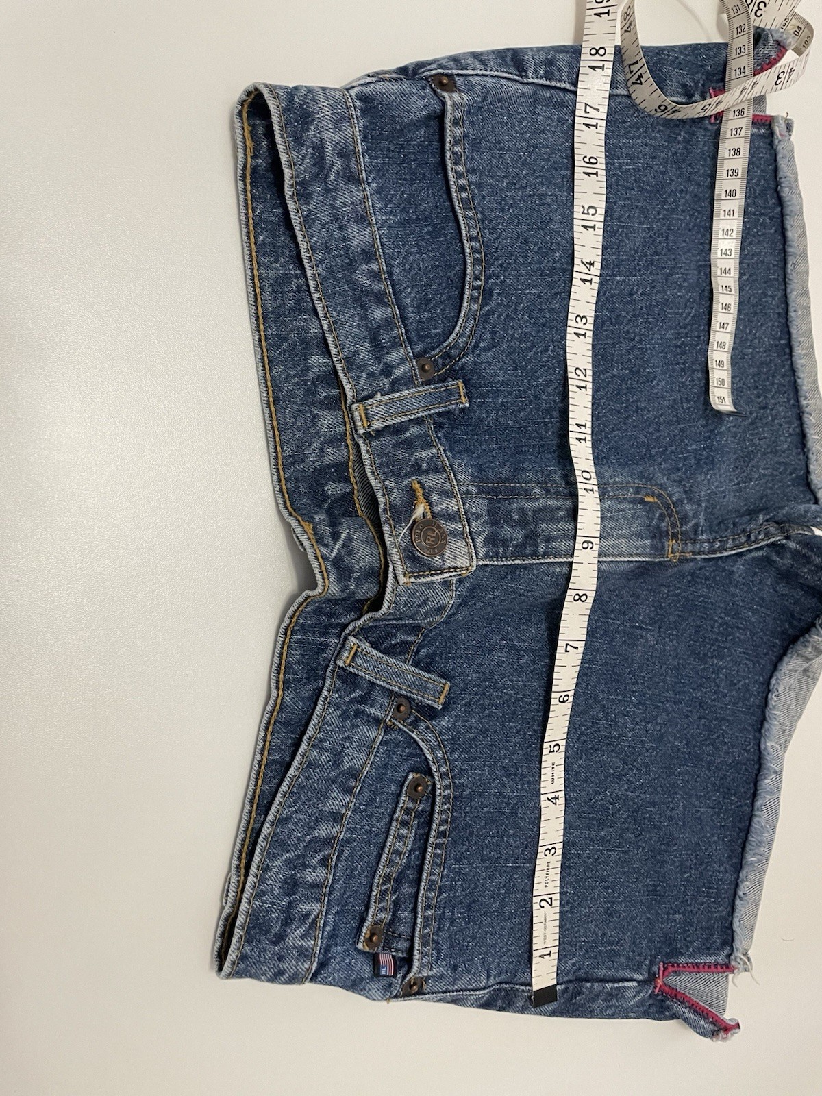Vintage Denim Jean Y2K 2000s Ralph Lauren Preppy Womens Short Shorts Size 6