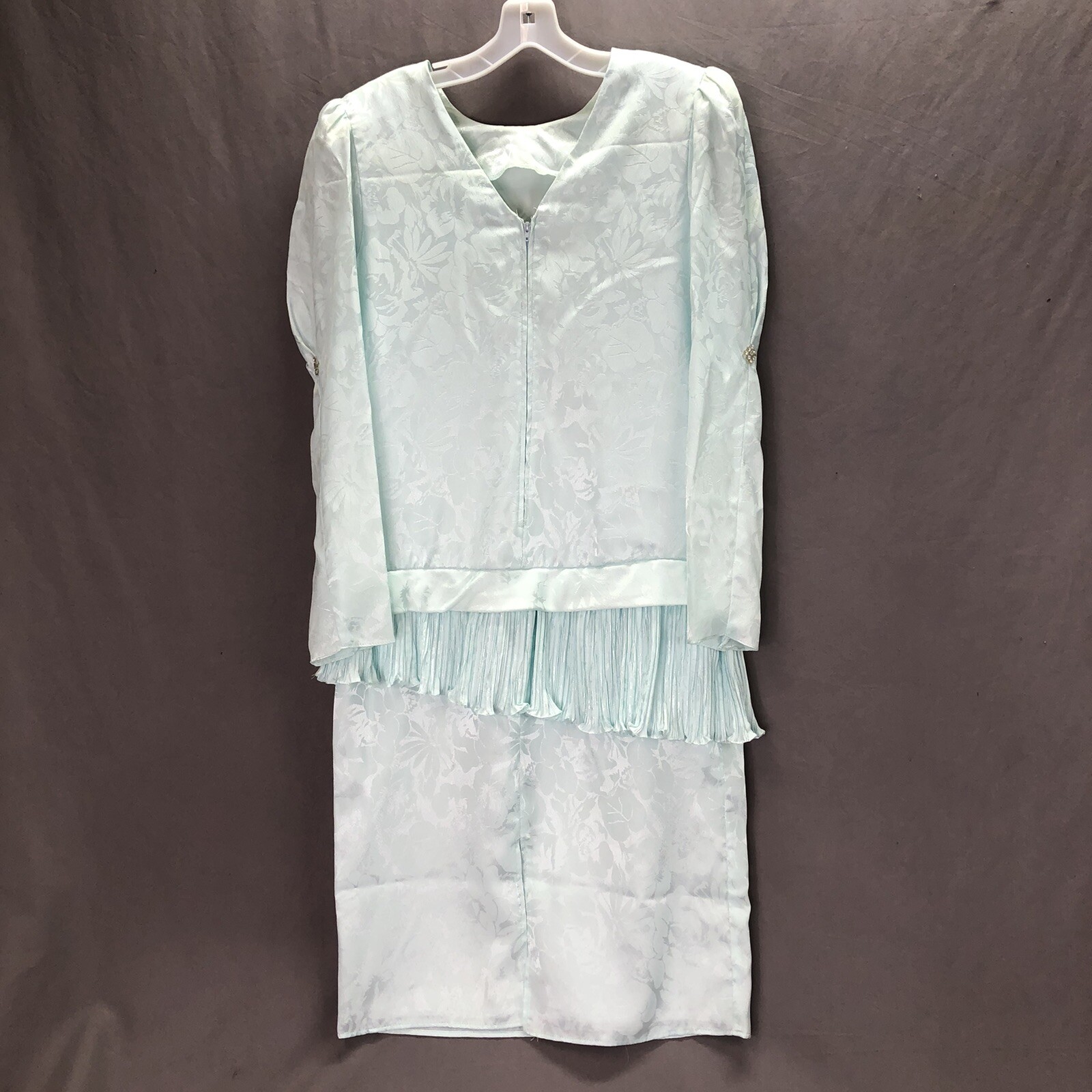VINTAGE MICHAEL MARCELLA LTD BARBARA CHODOS PALE BLUE FANCY DRESS SIZE 12