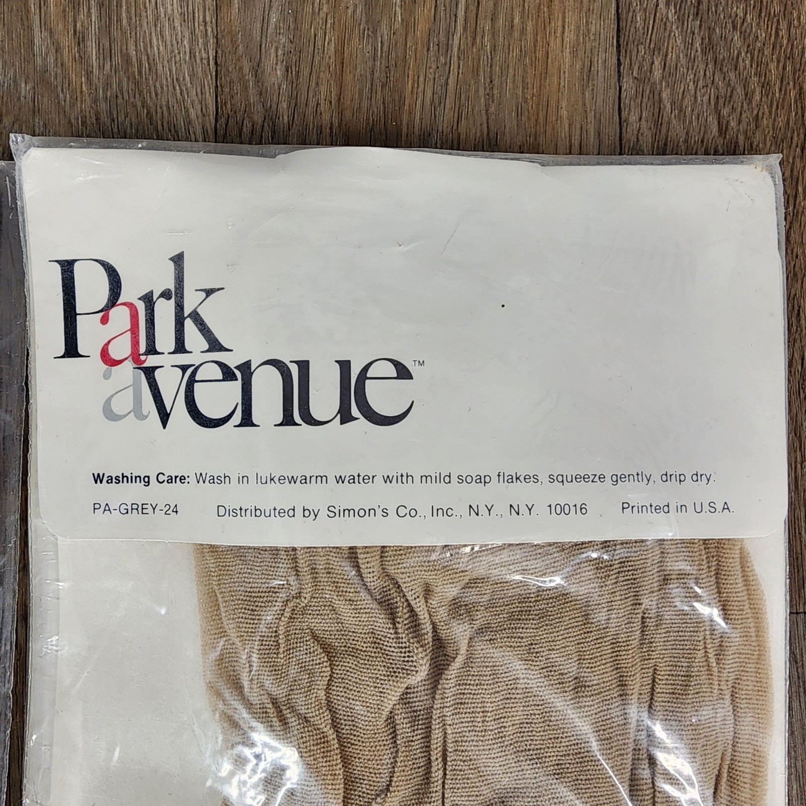 Vintage Park Avenue Pantyhose Lot 5 Prs Opaque Sheer Navy Red Grey Burgundy Bone