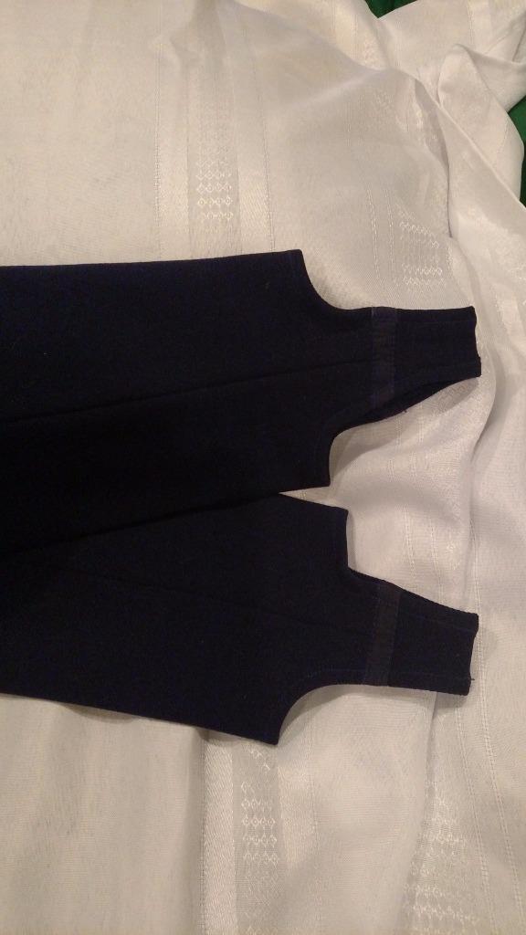 VINTAGE SILVY NAVY STIRRUP SKI PANTS SIZE 42/ITALY SIZE 8/MED USA EUC