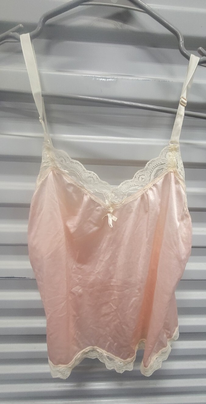 Vintage Undercover Wear Satin Lace Slip Top Size Medium