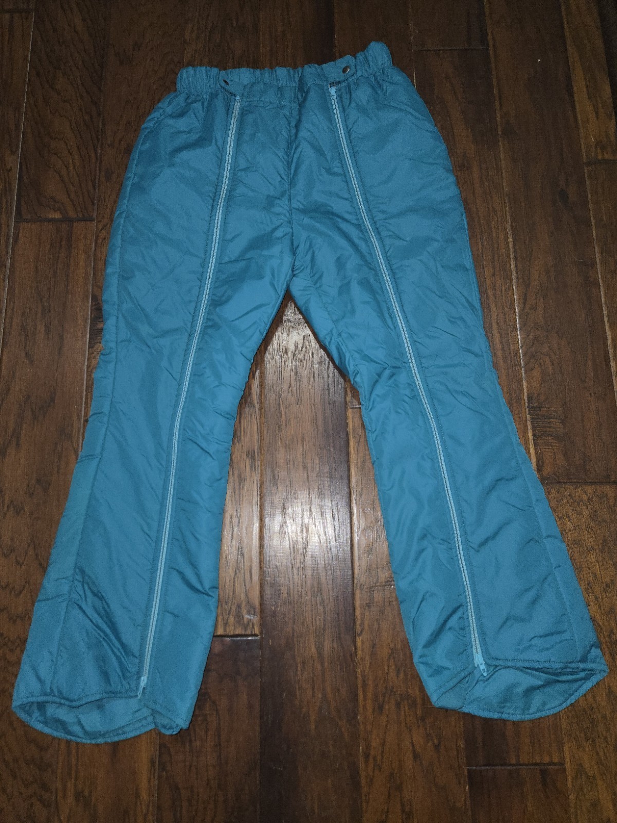 Vintage Ladies Aqua Blue Ski Pants Designed by „Ernst Engel” Sz Large