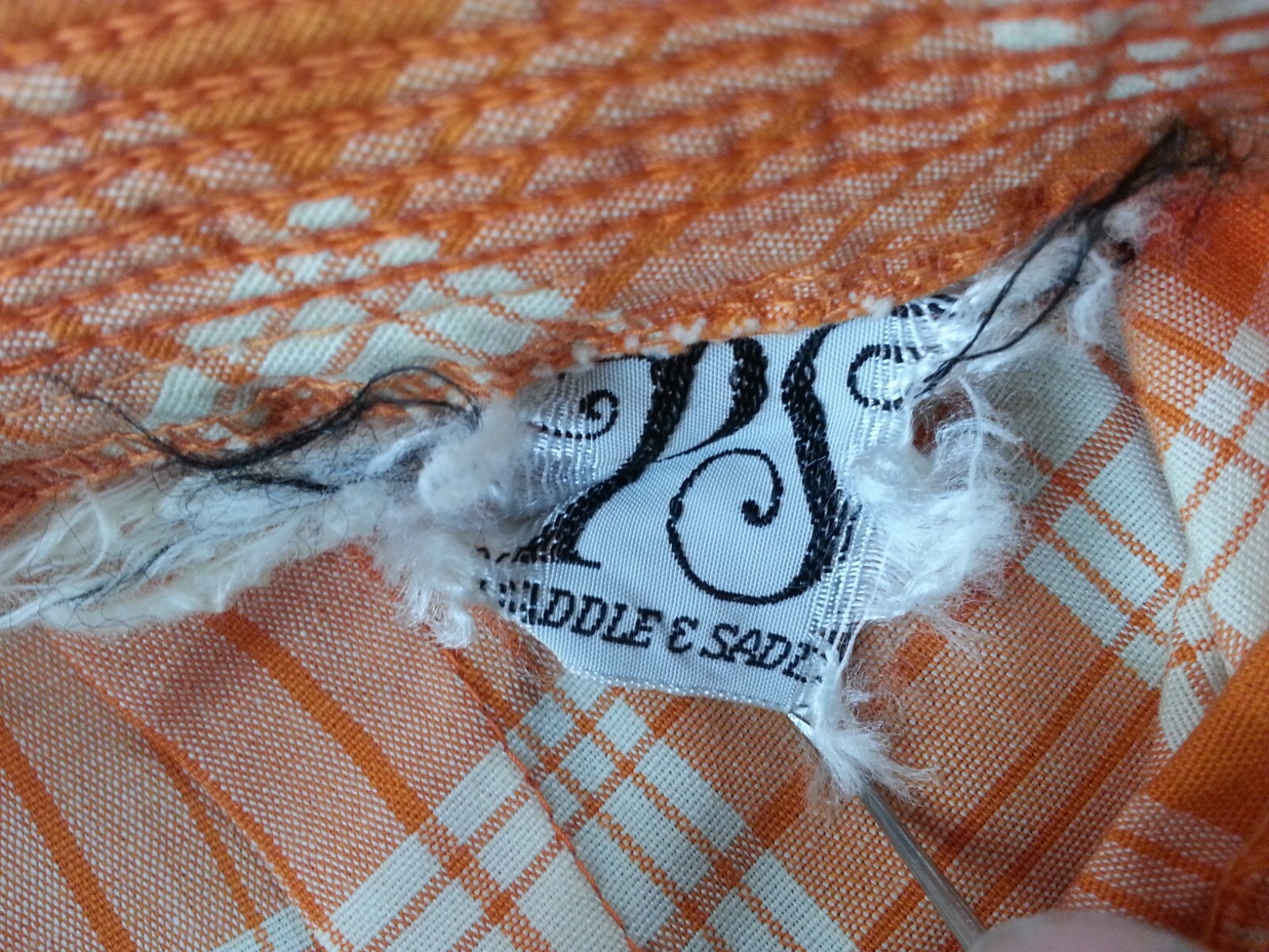 Vtg Retro 1980’s Paddle And Saddle Mini Shorts Creamsicle