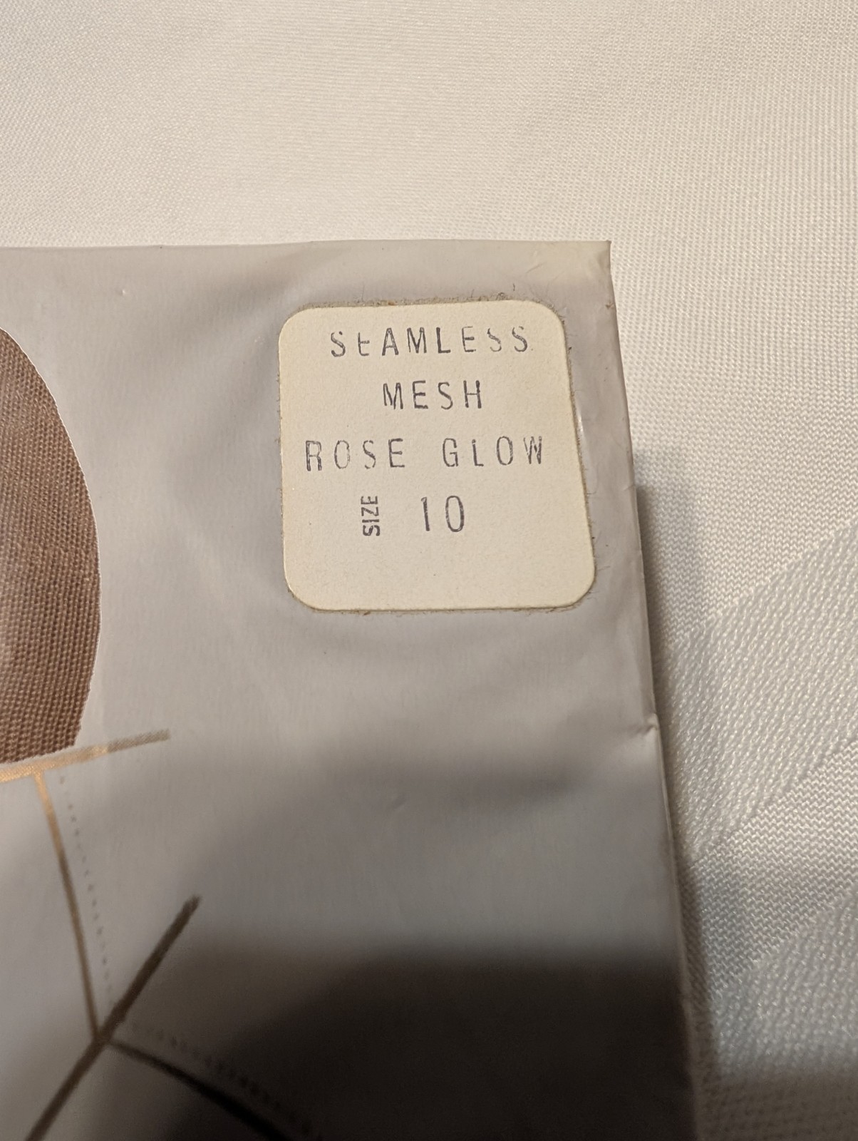 VTG Beautiful Hosiery Seamless Stockings Size 10 Rose Glow