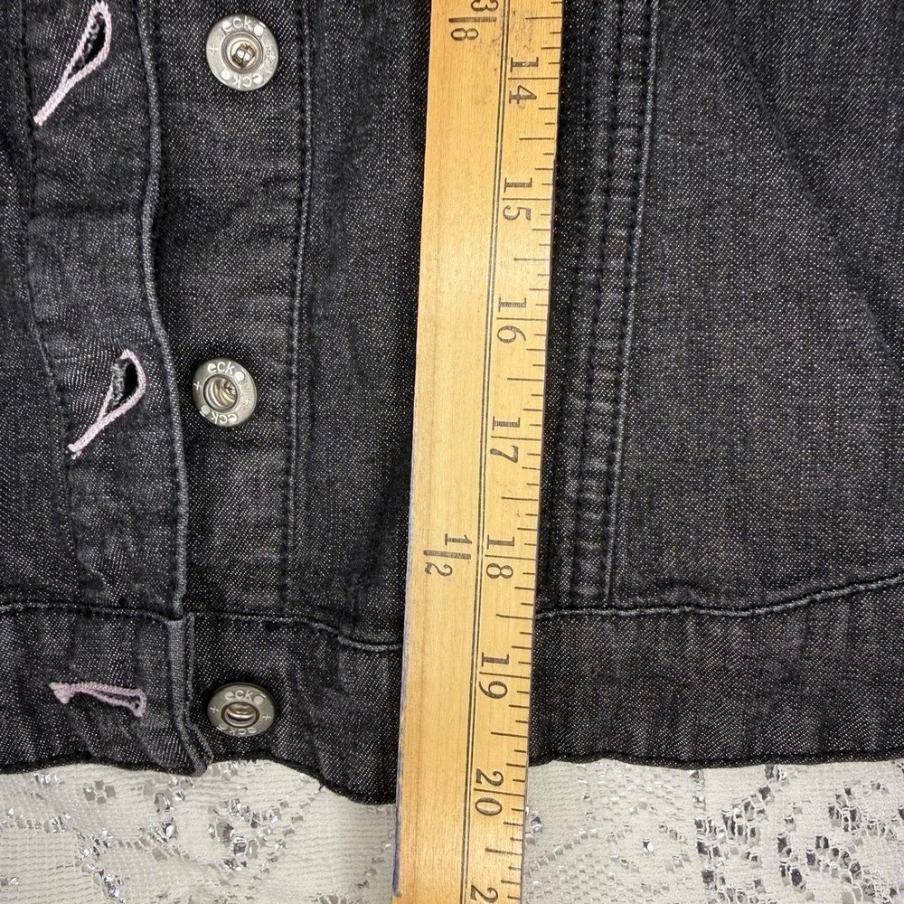 Vintage Y2K Ecko Red Black Embroidered Denim Jacket -M