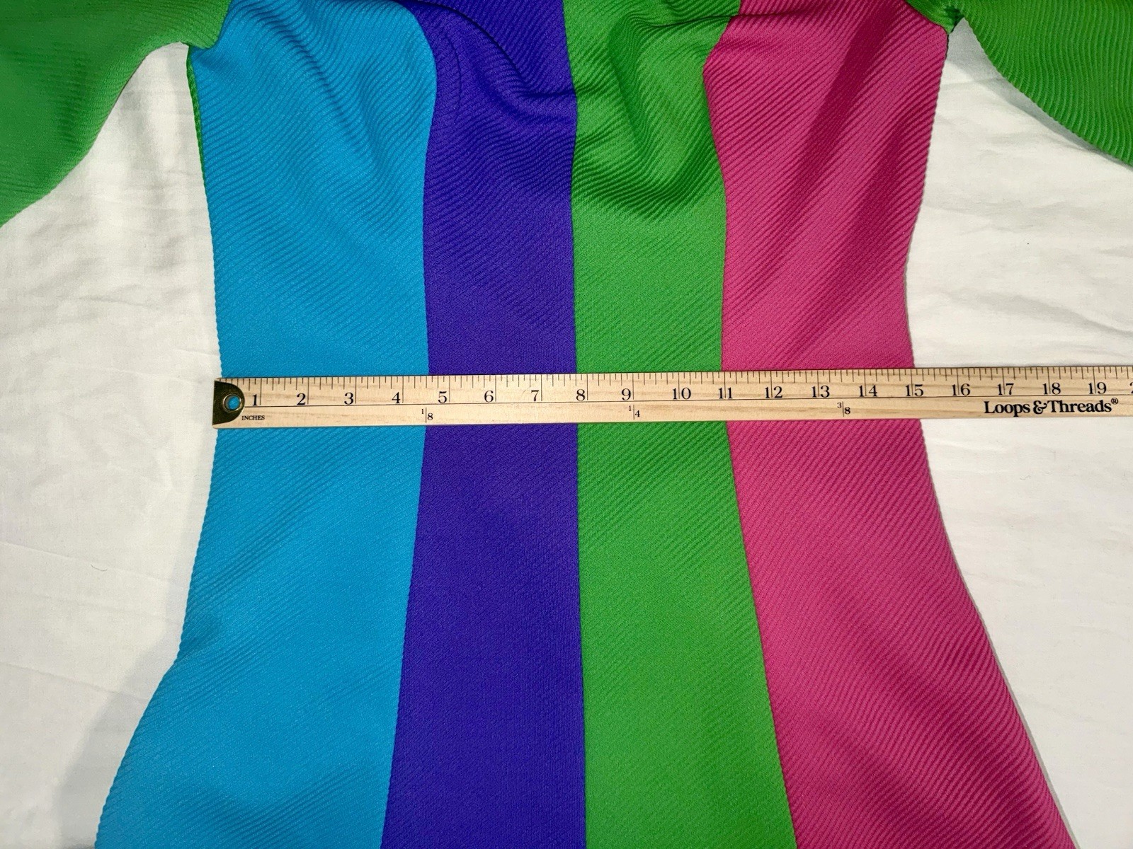 Vintage 1960’s Playmaker By Mannie Fineman Color Block Tunic Medium