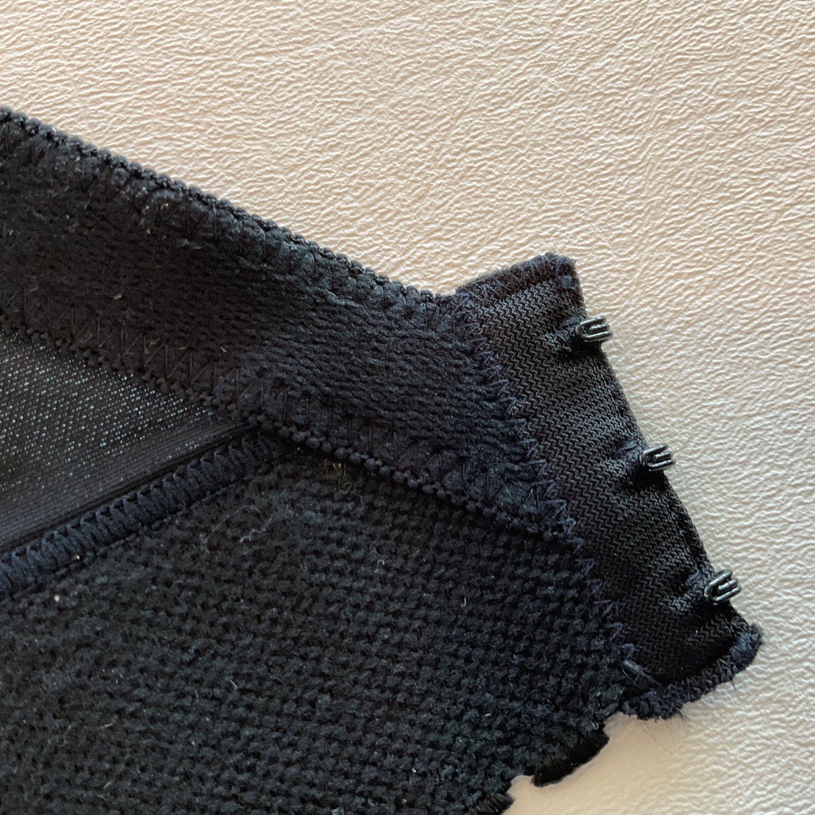 Vintage Shape Mate Black Lace Strapless Corset Bustier Ribbed Bra 36B