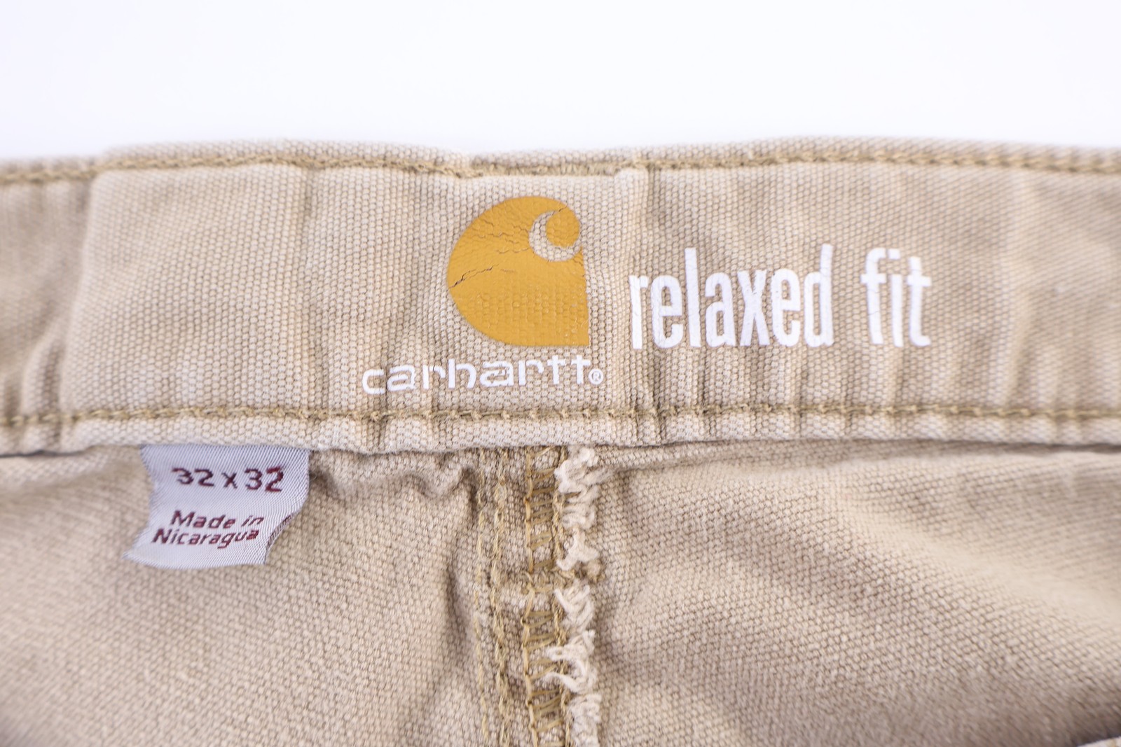 Carhartt Logo Patch Tan Pants