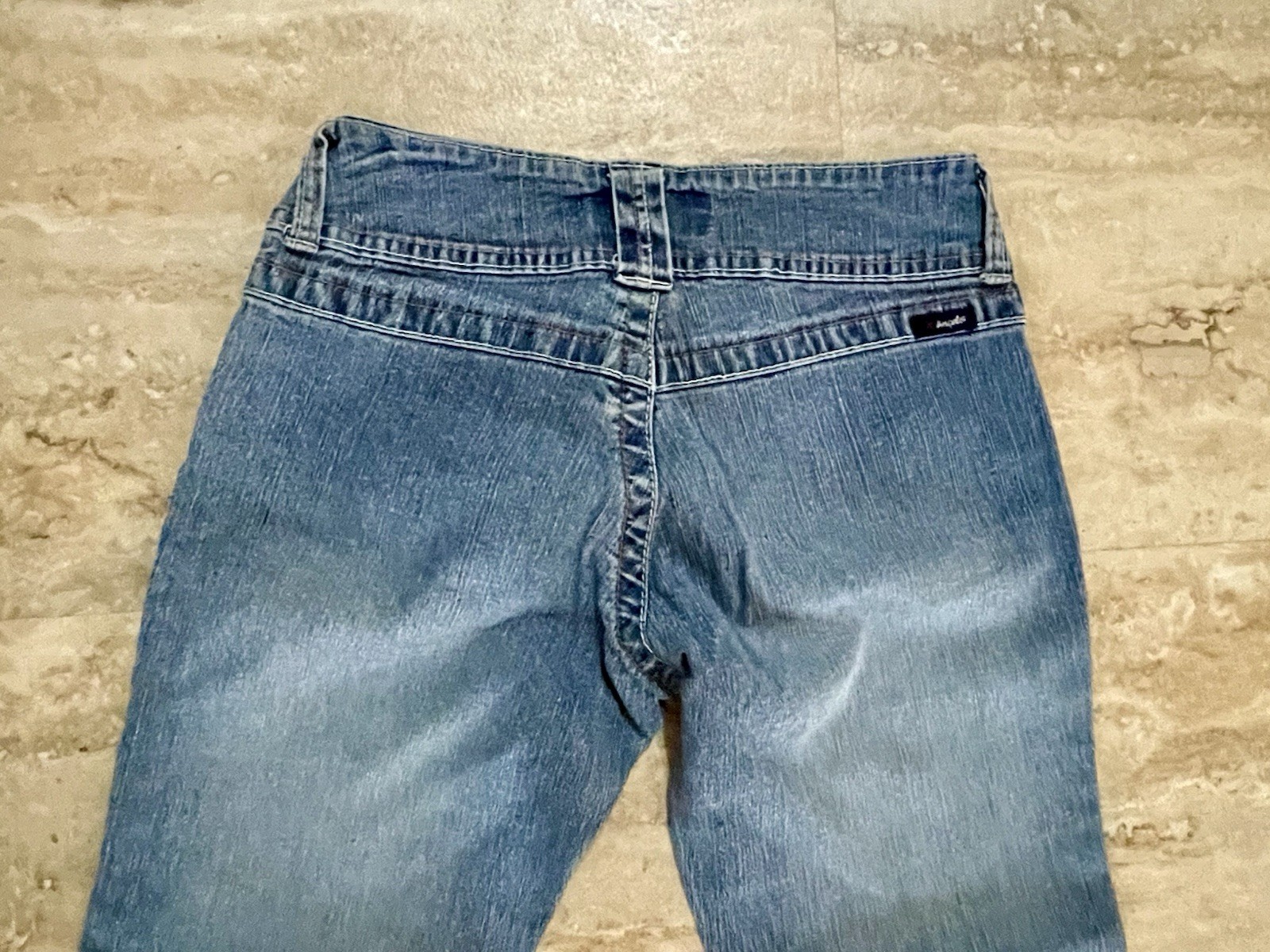 Angel Brand Capri Denim with Front Pockets No Back Pockets Size 1