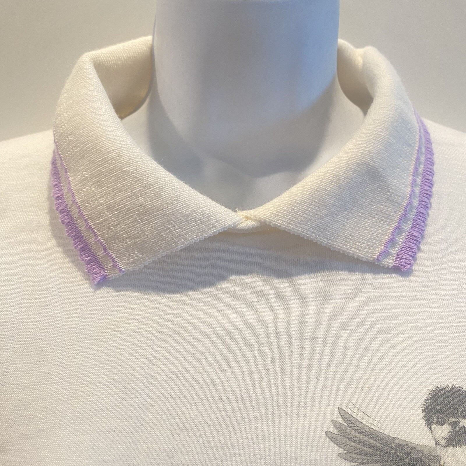 Vintage 90s Grandma Cottage core Morning Sun Collar Cute Shirt Birds
