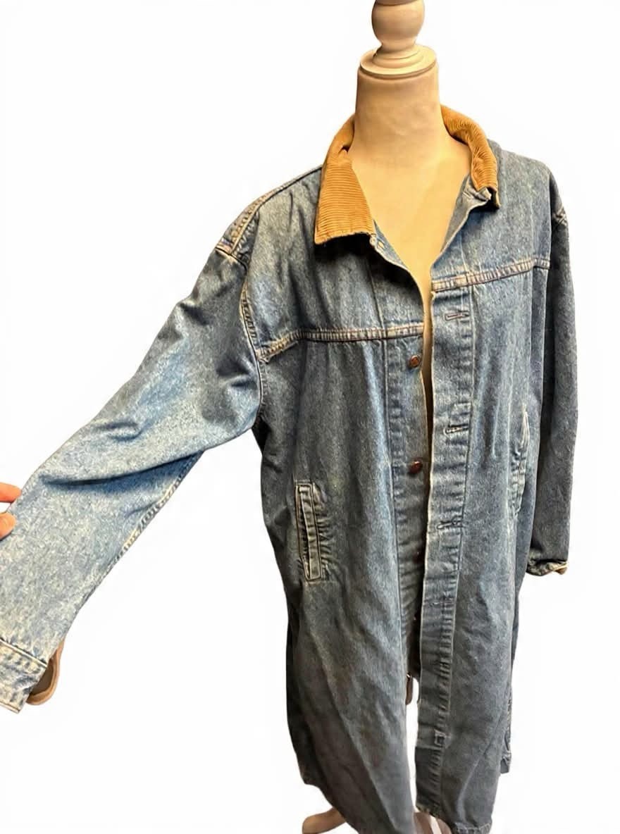 Vintage Levi-denim Duster Coat