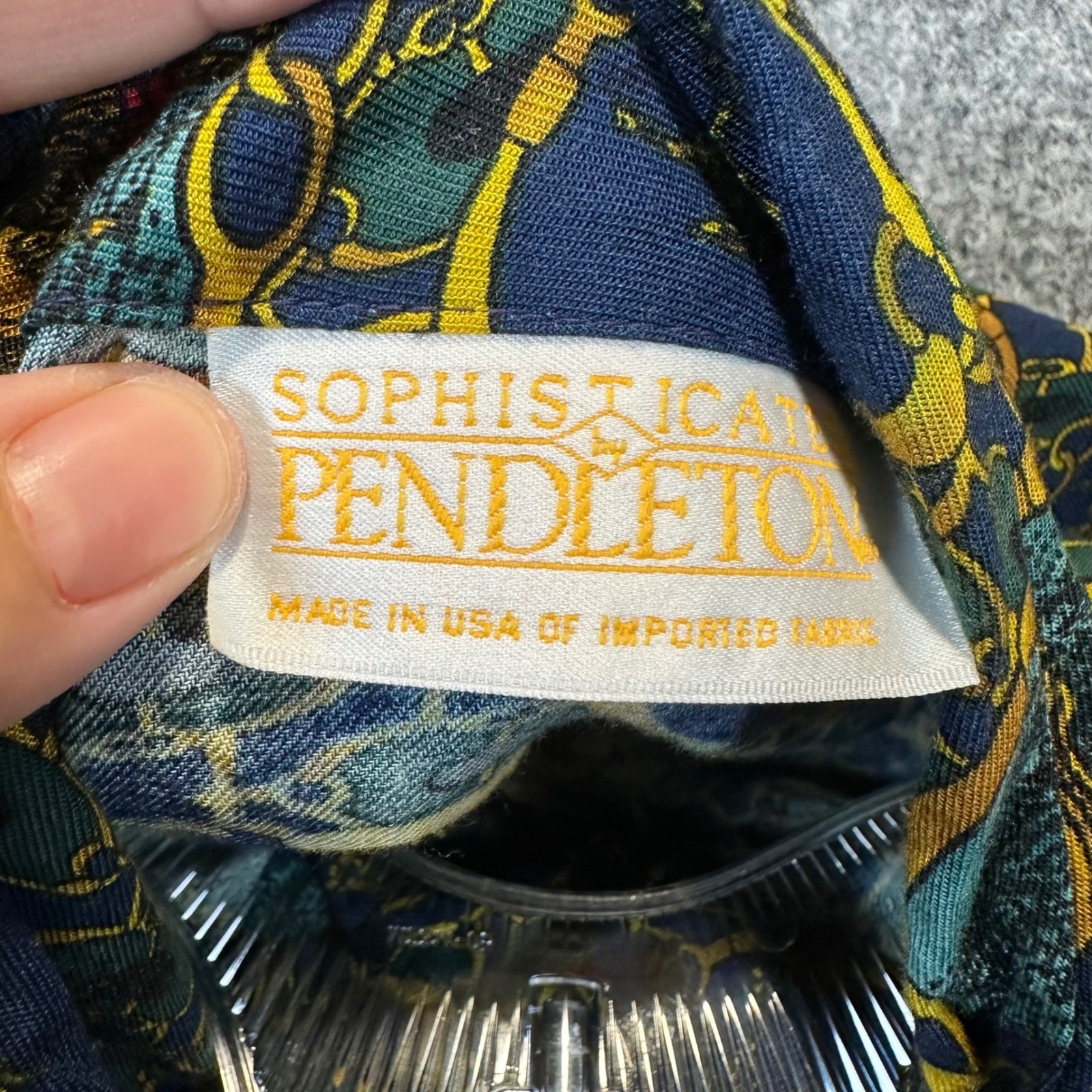 Sophisticates by Pendleton Skirt Set Women 6 Blue Equestrian Western Vintage