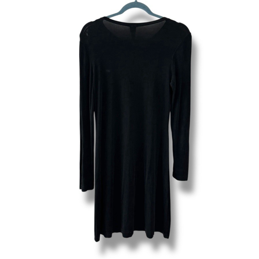 Vintage 90s Gap Black Long Sleeve Maxi Dress Women’s Size Small Witchcore