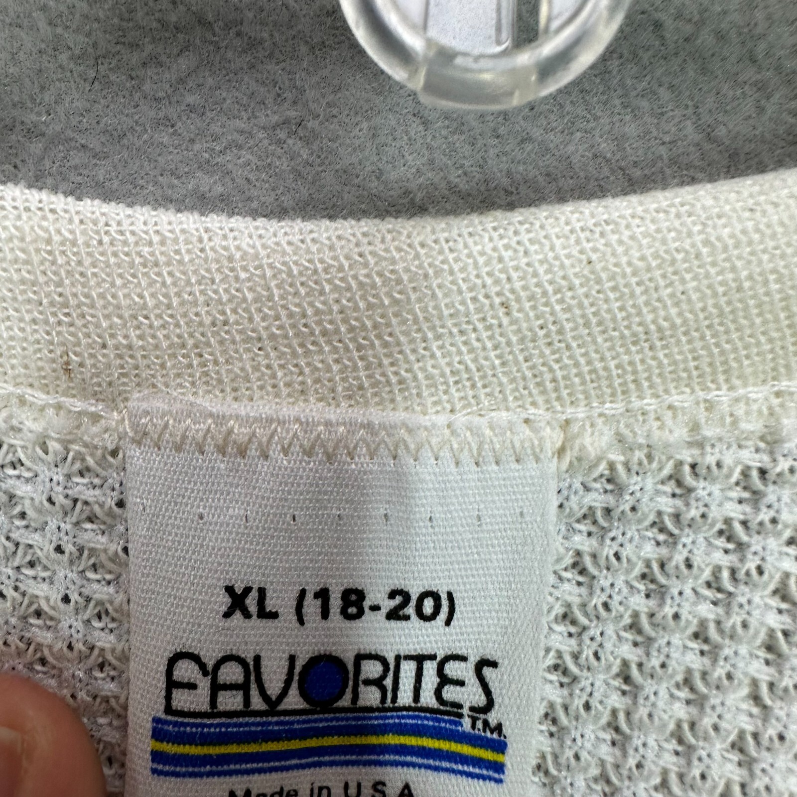 70s 80s Vintage Waffle Thermal Long Sleeve Base Layer Shirt XS/S Womens kids XL