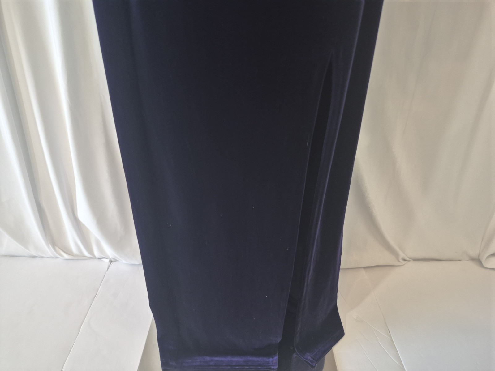 Vintage Y2K 90s ONYX Nite Purple Velvet Party Maxi Dress w/ Jacket US 8