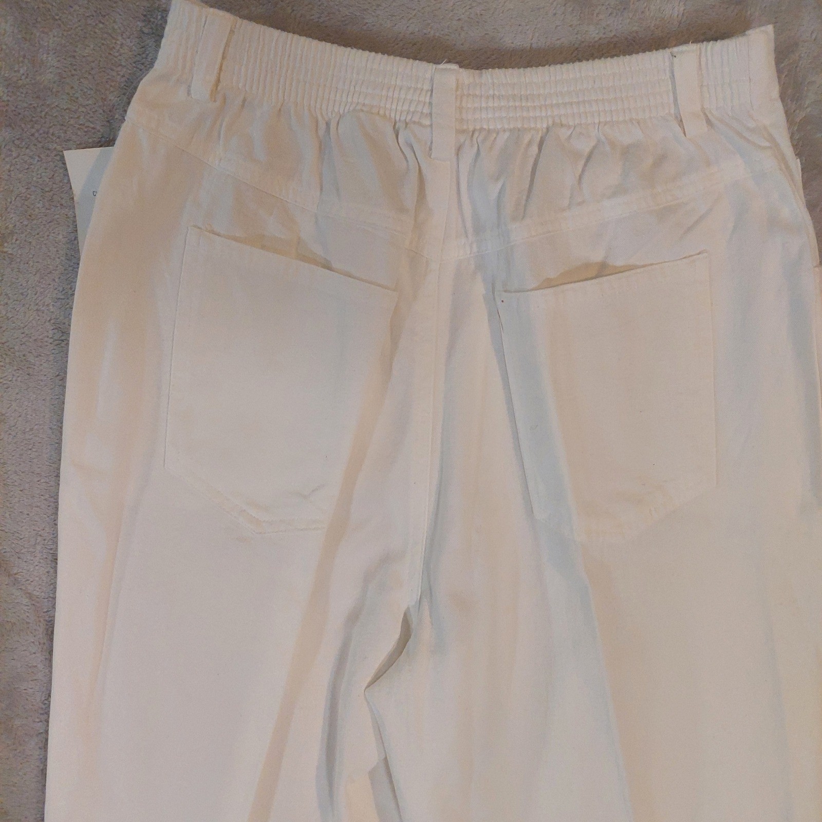 Renata B Nautical Blazer Pant Set Womens 12T White Gold Anchor Star Vintage 80s