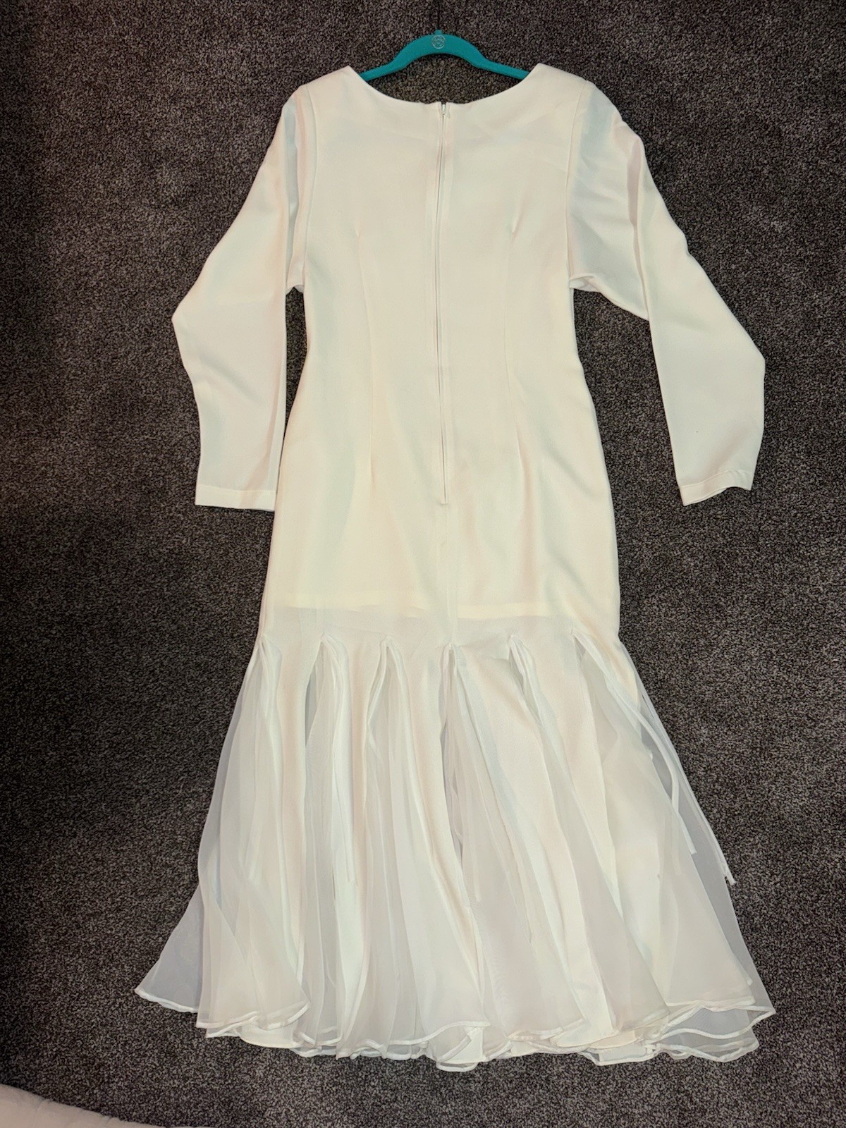 Vintage 1990’s ABS Cream Cocktail Dress Size 10 Elegant