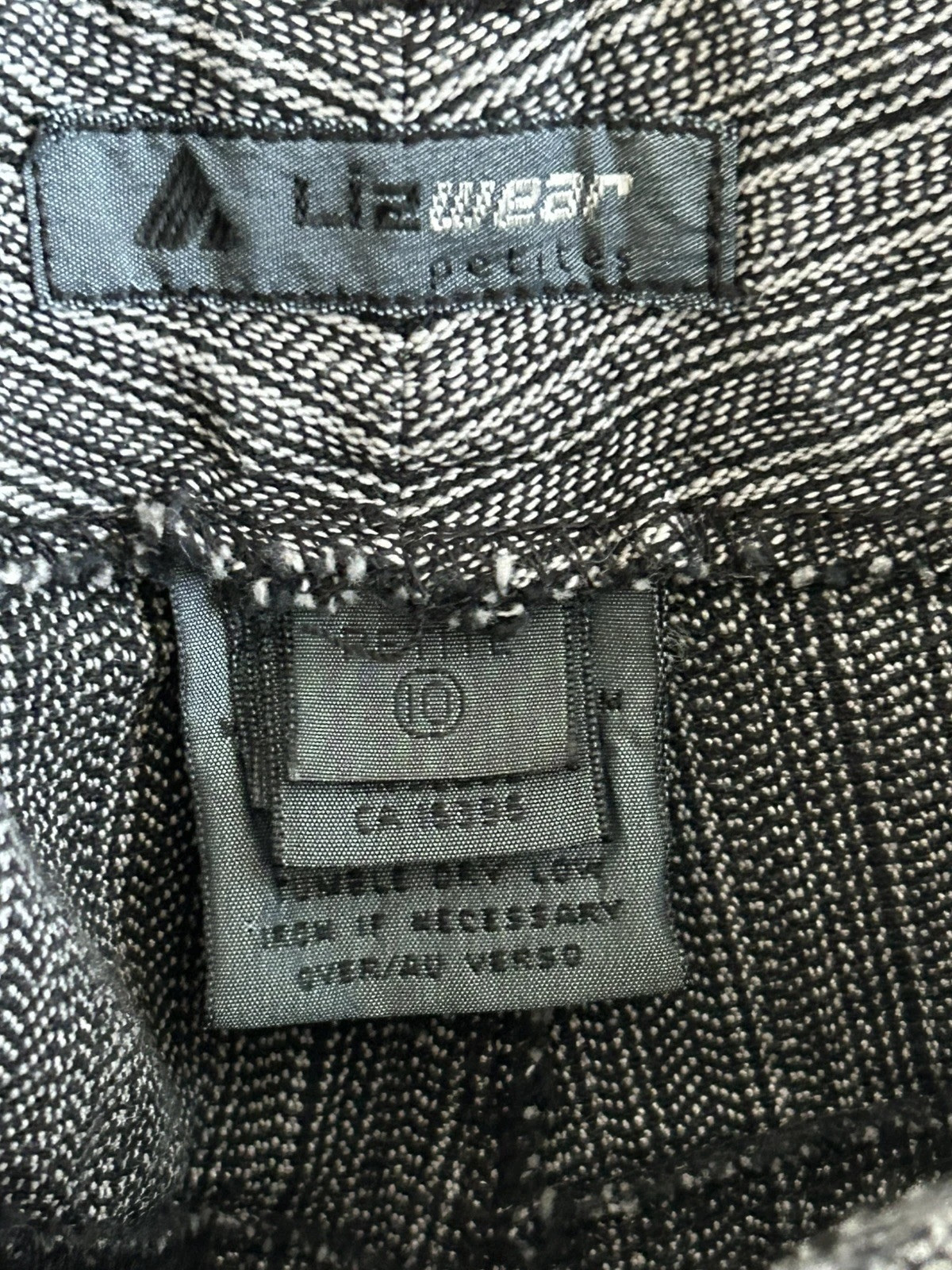 Vintage Lizwear High Rise Pleated Trouser Pant Size 10P Office Career Preppy