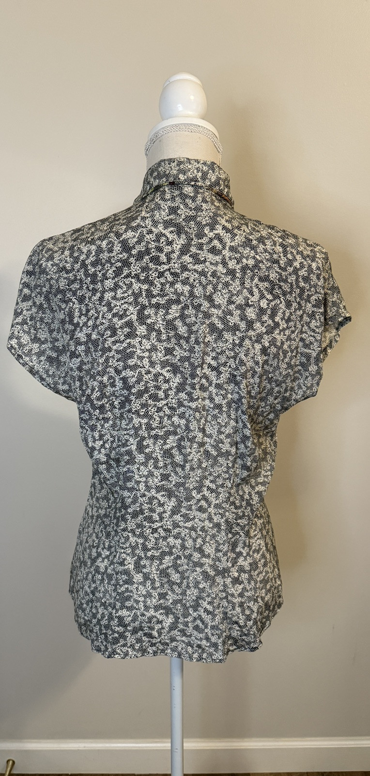 Vintage Platinum by Dorothy Schoelen Colorful Patterned Button Up Women’s Sz S