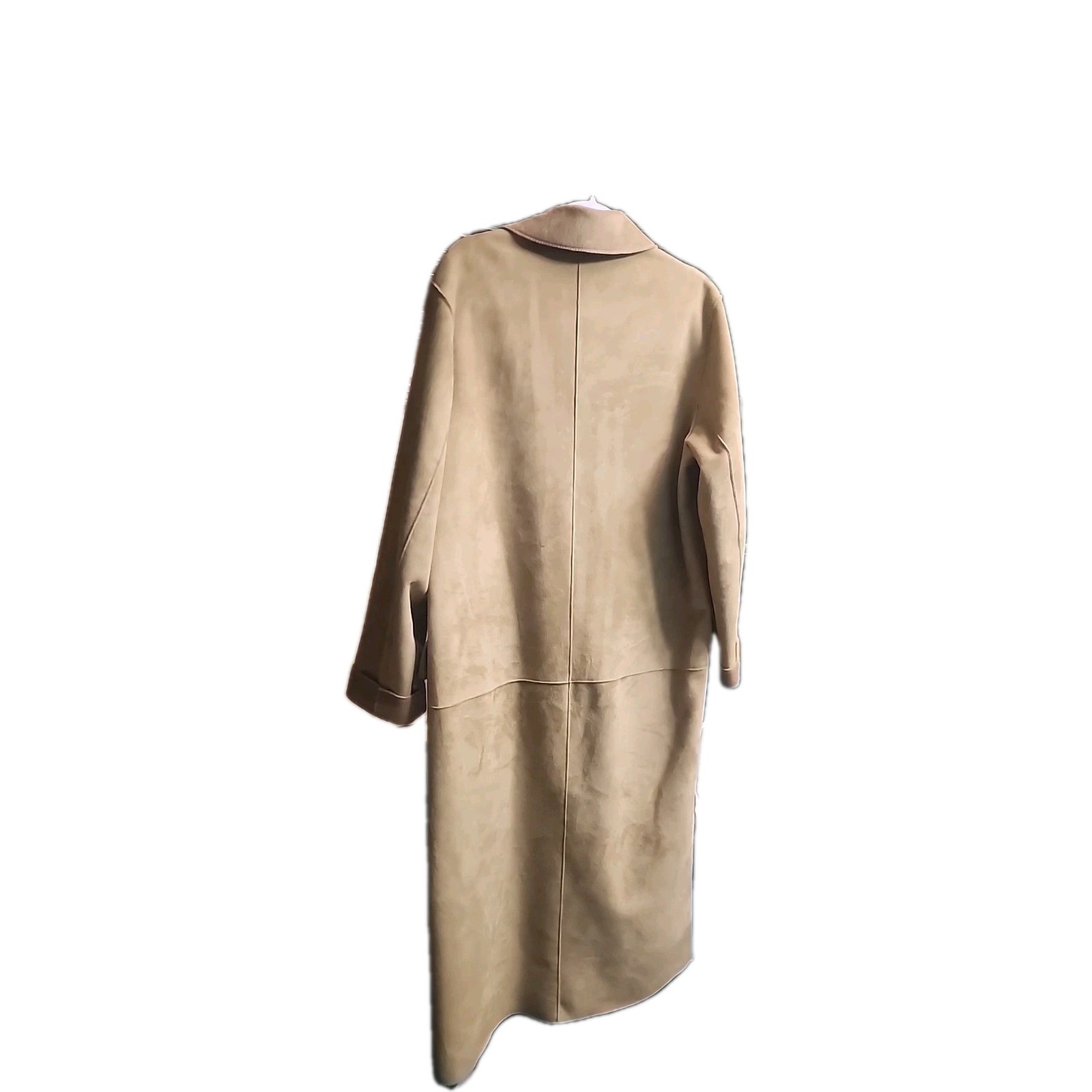 VTG Harve Benard Women’s Faux Suede Long Jacket/Coat Tan Brown Size 12