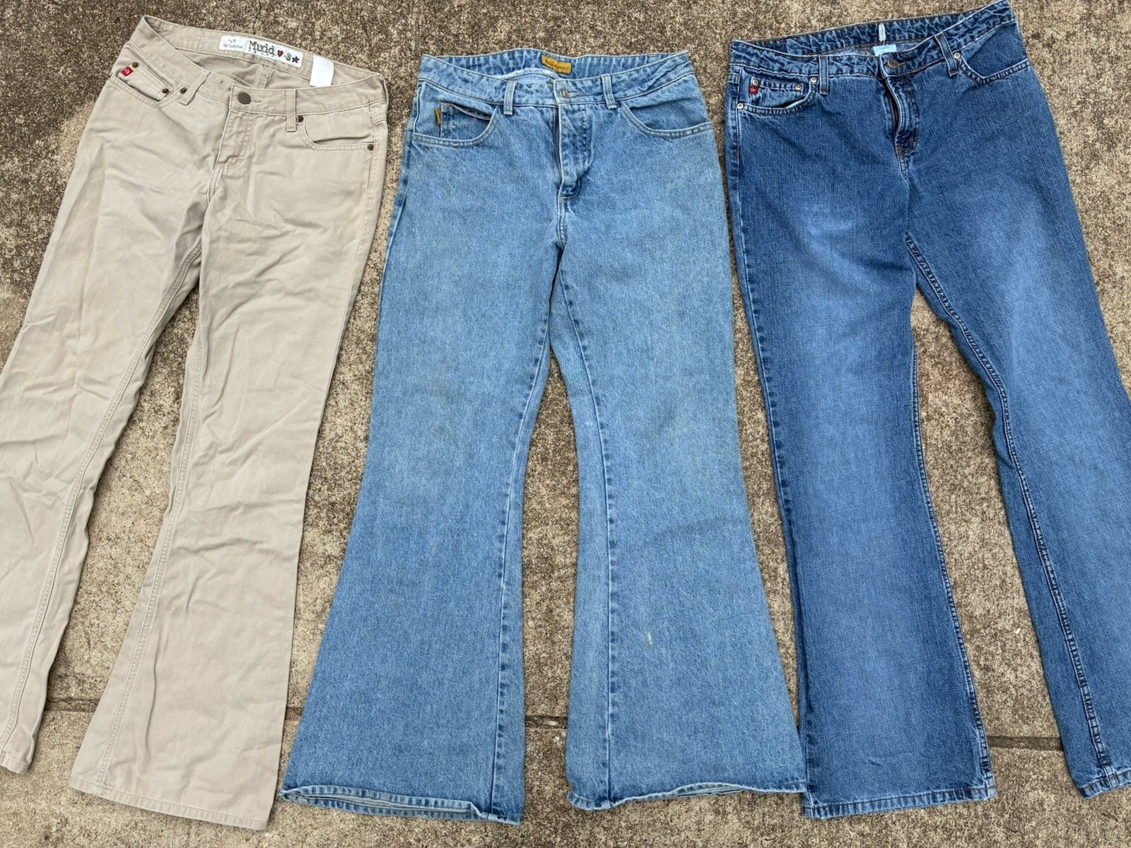 Vintage 90s Y2K Flare Jeans Delia’s Alloy Catalog 1990s Pants Lot Mudd LEI