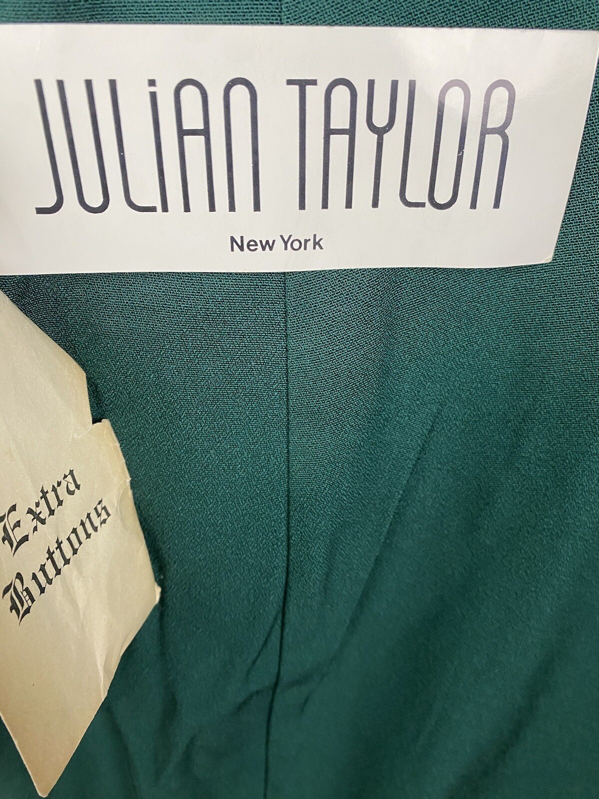 VTG 80/90s Julian Taylor Sheath Dress Womens 14 Green Minimalist Modest Office