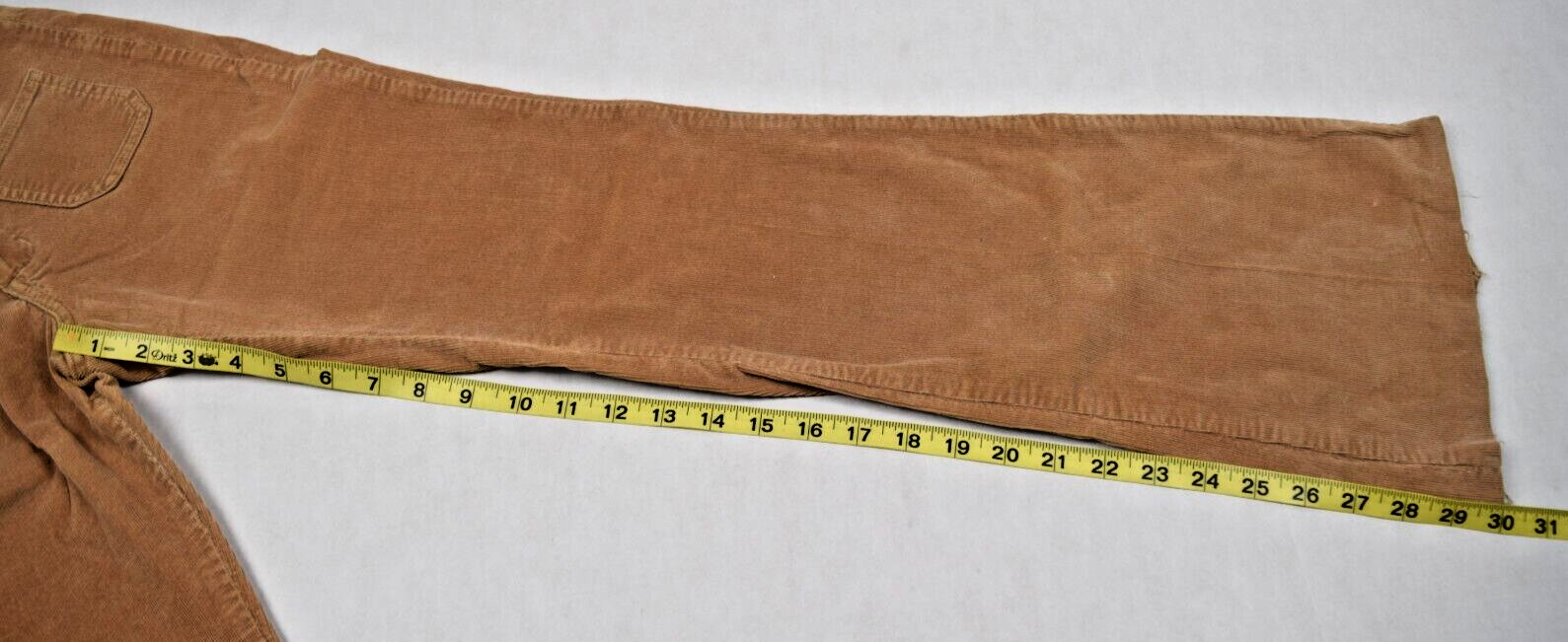 Vintage Guess Pants Corduroy Flare Leg Size S/M 90s Golden Beige Soft