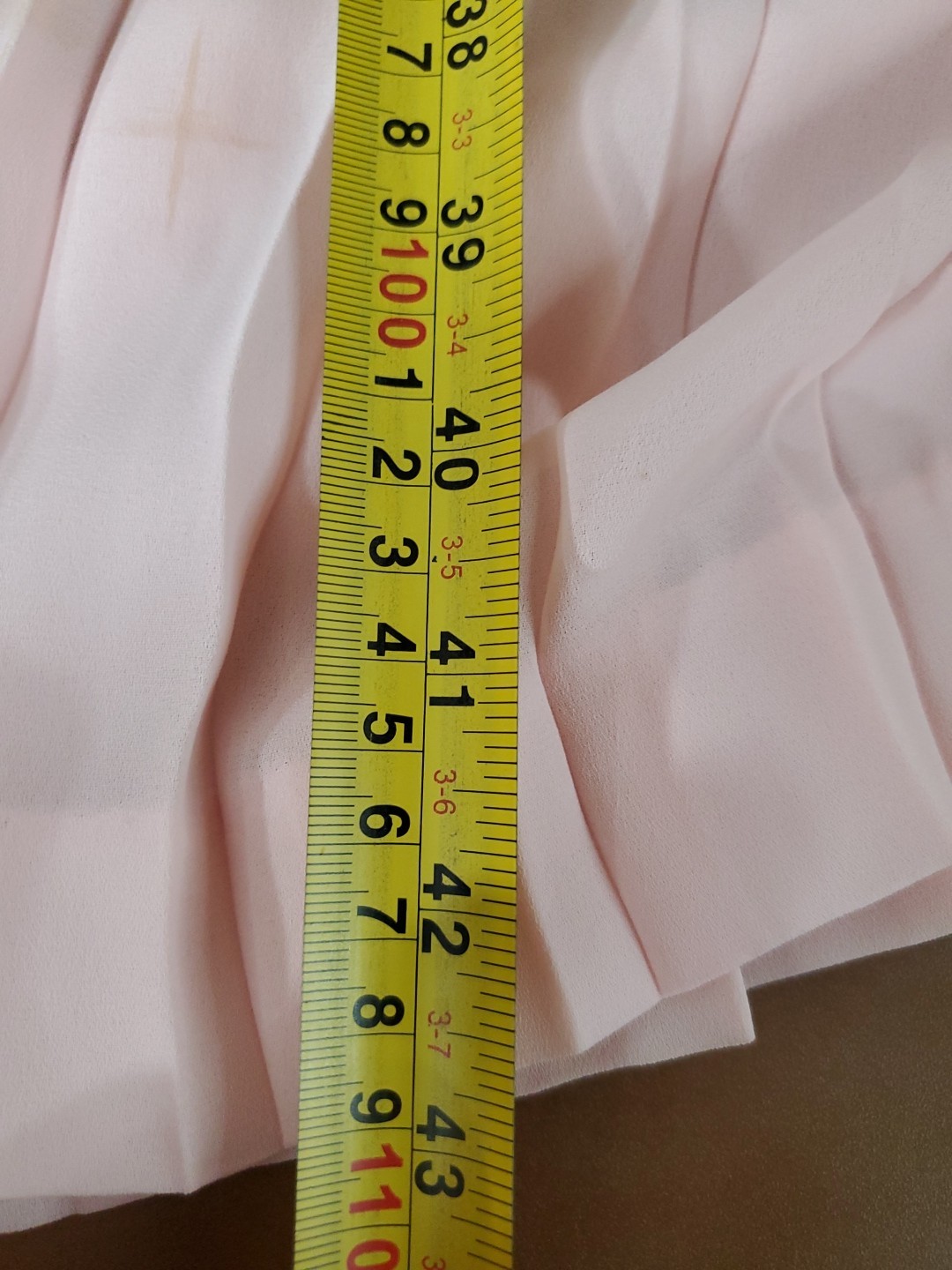 Vintage 60s 70d Liz Petites Dress Women’s Size 10 Pleated Pastel Pink Read