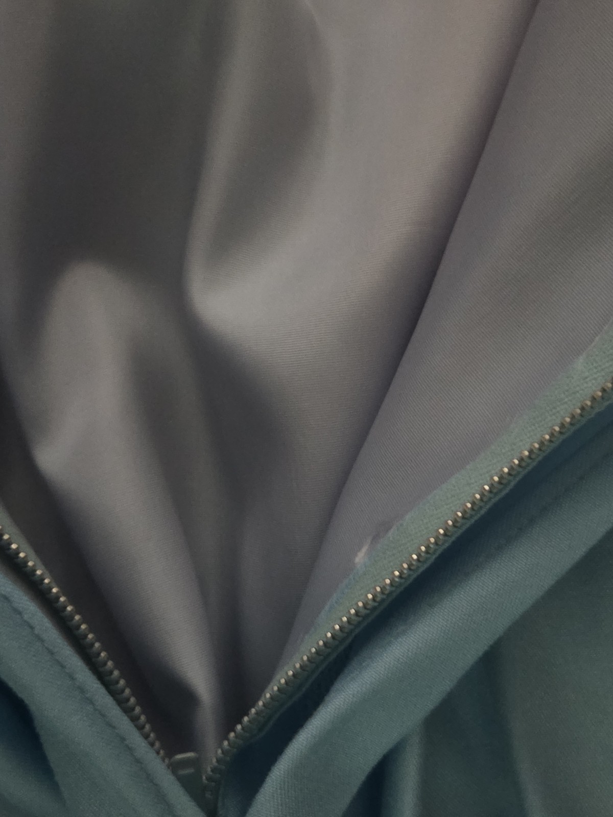 🩵Vintage 1950s 1960s Powder Blue Satin Formal Dress Empire Waist Full Skirt 🩵
