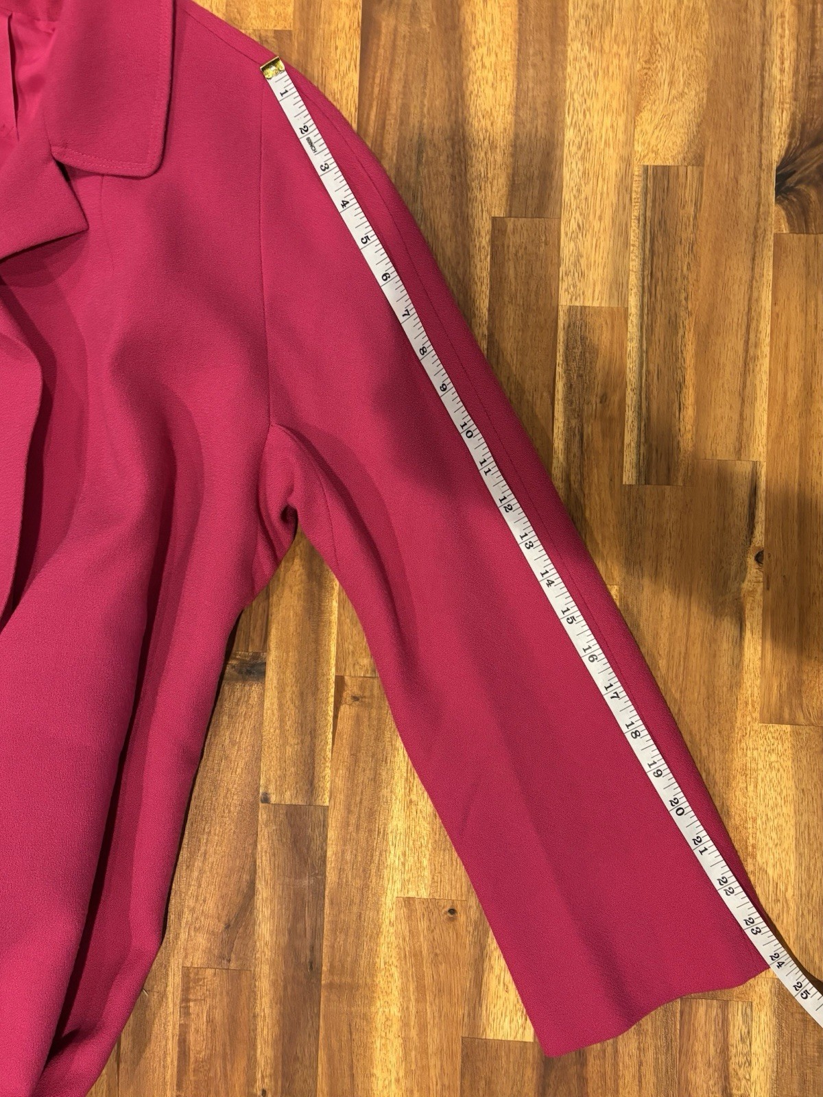Vintage 60’s 70’s L.C. Mae California 100% Pure Wool Coat Mod Hot Pink M/L