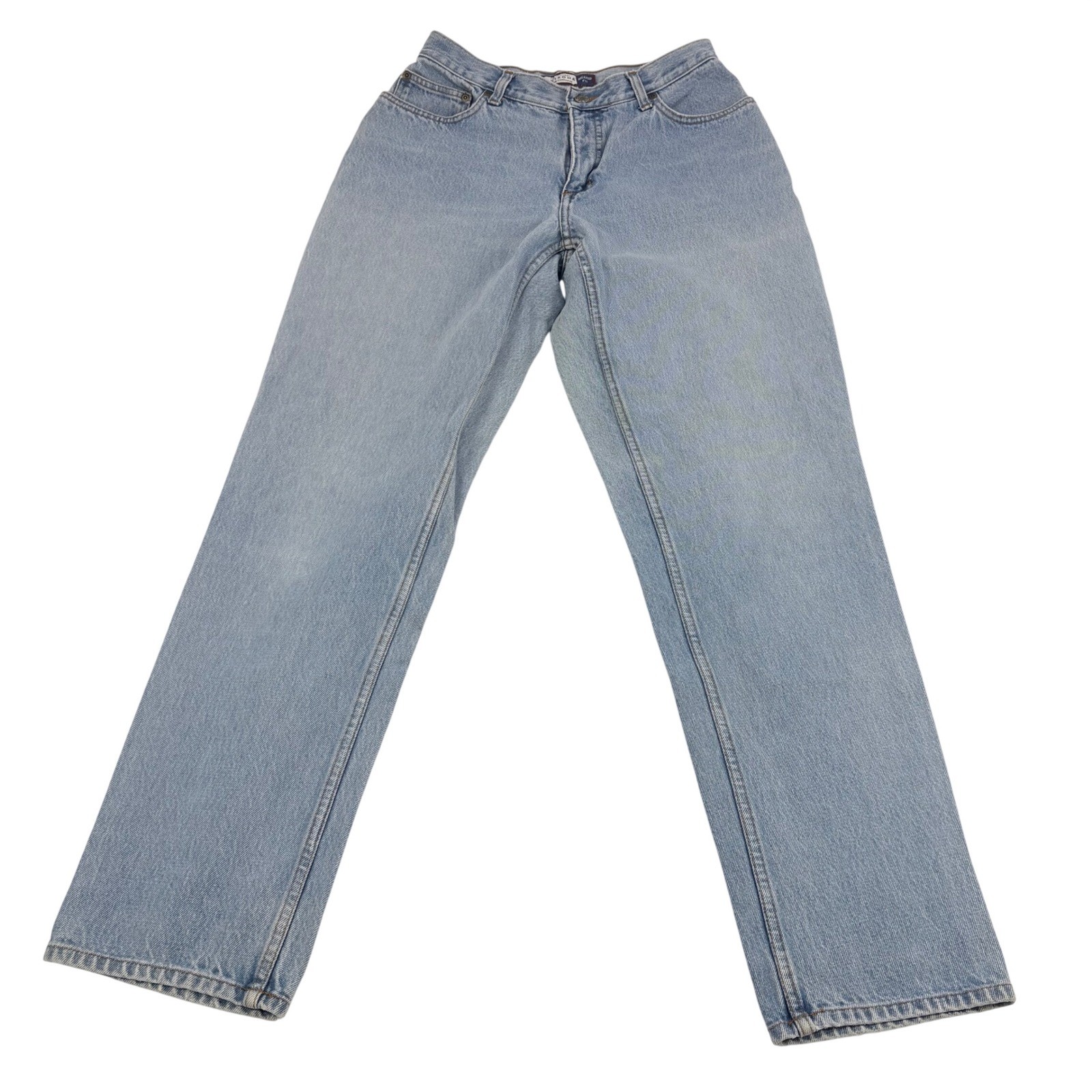 Vintage 90 Mom Jeans Arizona Womens 28×31 Light Blue Western Rodeo Straight