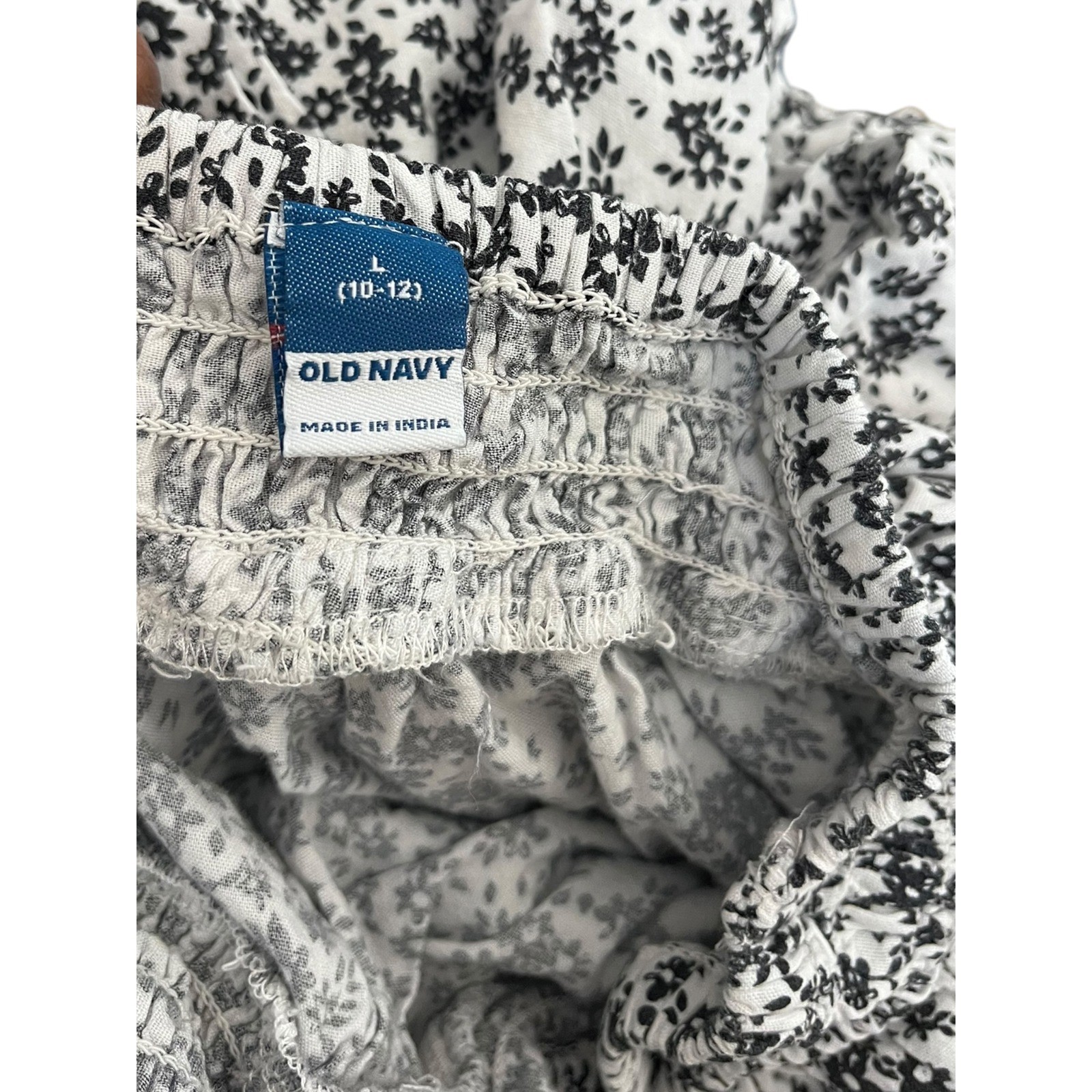 Old Navy Floral Tiered Ruffle Skirt Size L 10-12