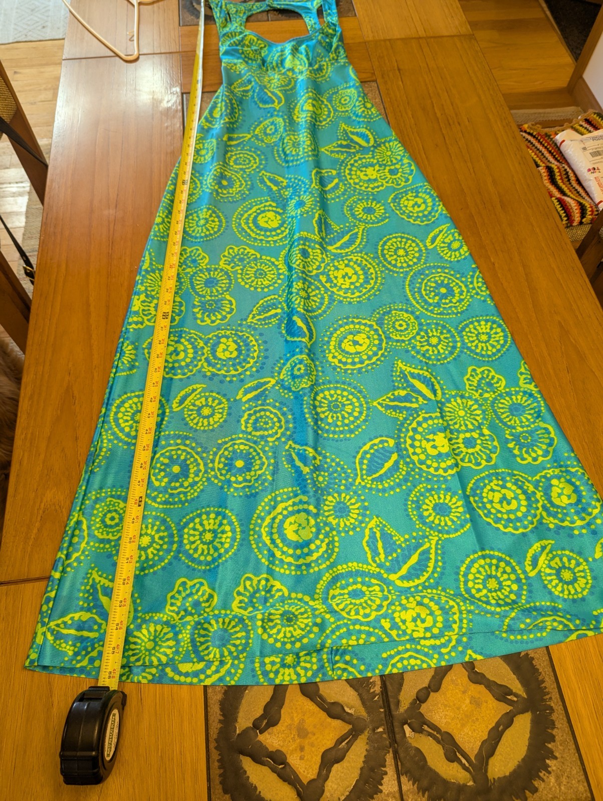 Vintage 1970s California High Tide Maxi Dress Women’s