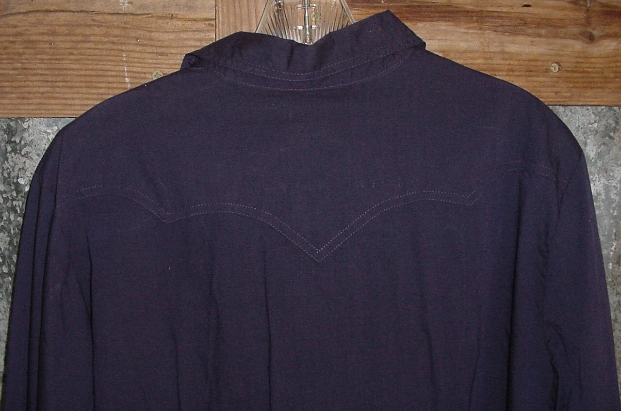 Roper Wear The West Purple Pearl Snap Western Rodeo XL Shirt Never Worn tag