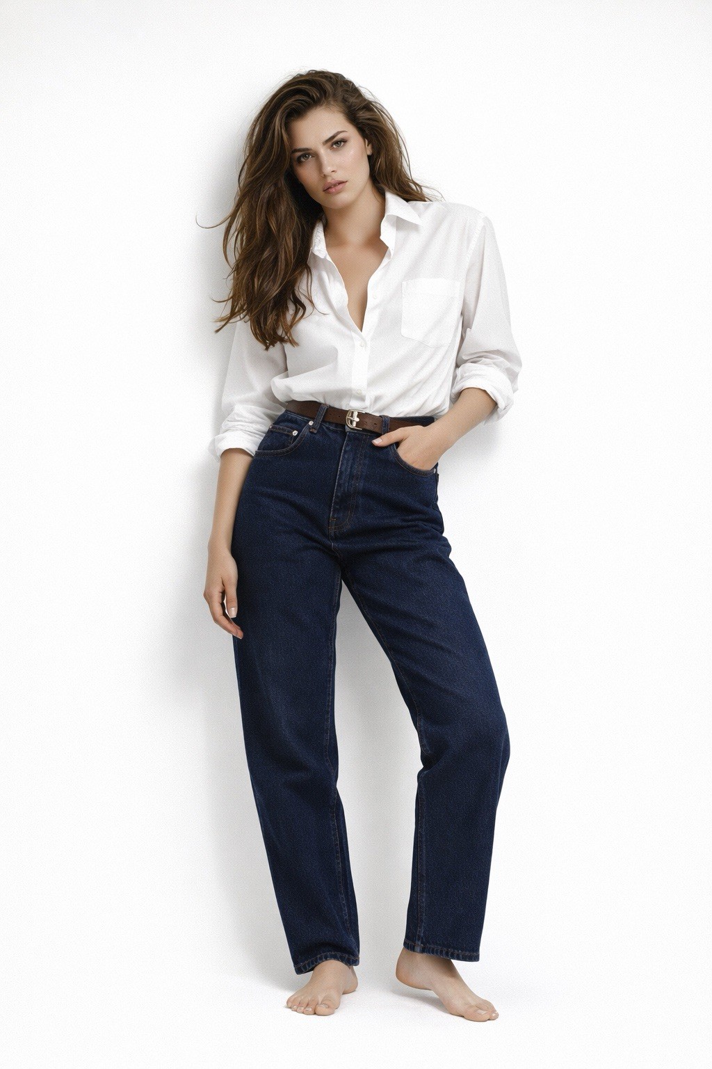CK CALVIN KLEIN jeans dark wash vintage 90s 8 tapered high rise kate moss era