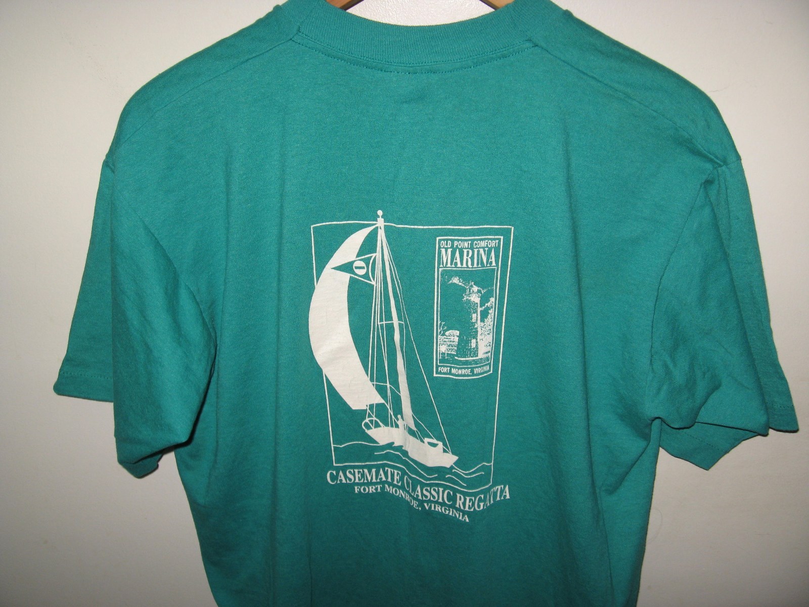Regatta Boating Tee – Casemate Classic 1996 Fort Monroe Virginia USA T Shirt Lrg