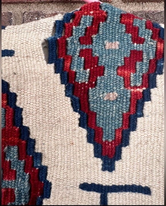 Vintage Boucher Santa Fe Handmade Full-Kilim Wool Vest Rare Southwestern