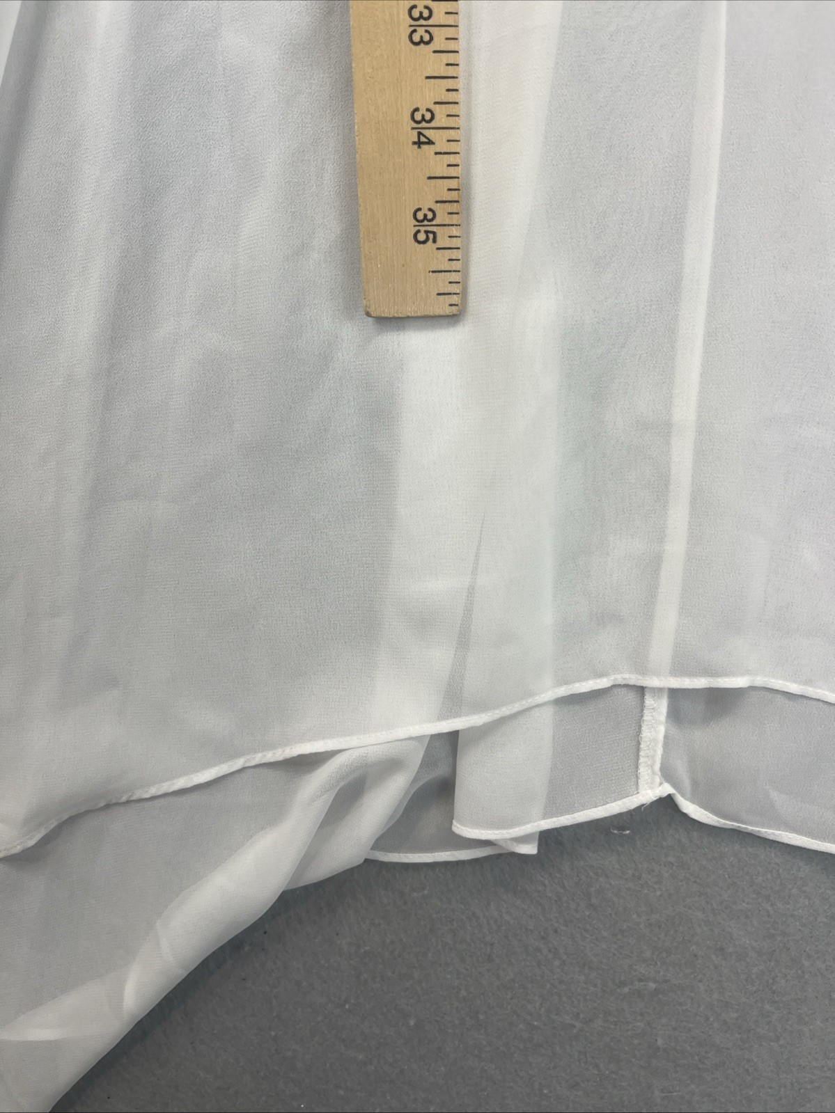 Linea Donatella Silky Sheer Embroidery Satin Lace Nightgown S Vintage Ivory