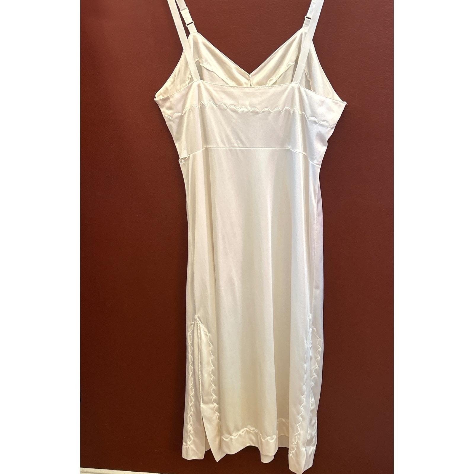 Vintage Lingerie by Vincent Full Slip Dress Coquette Balletcore Old Hollywood