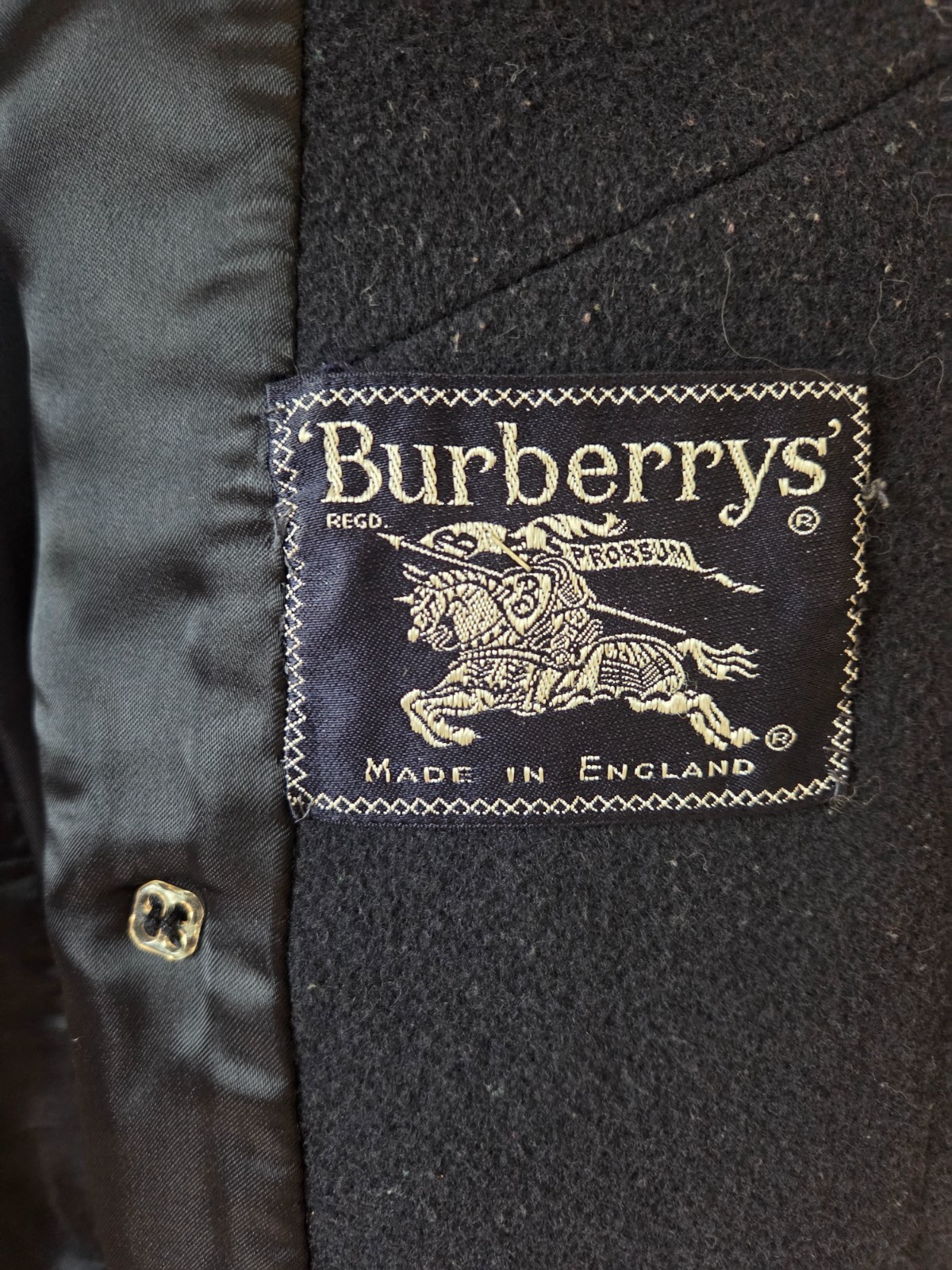 Burberry Vintage Coat with Wool & Cashmere