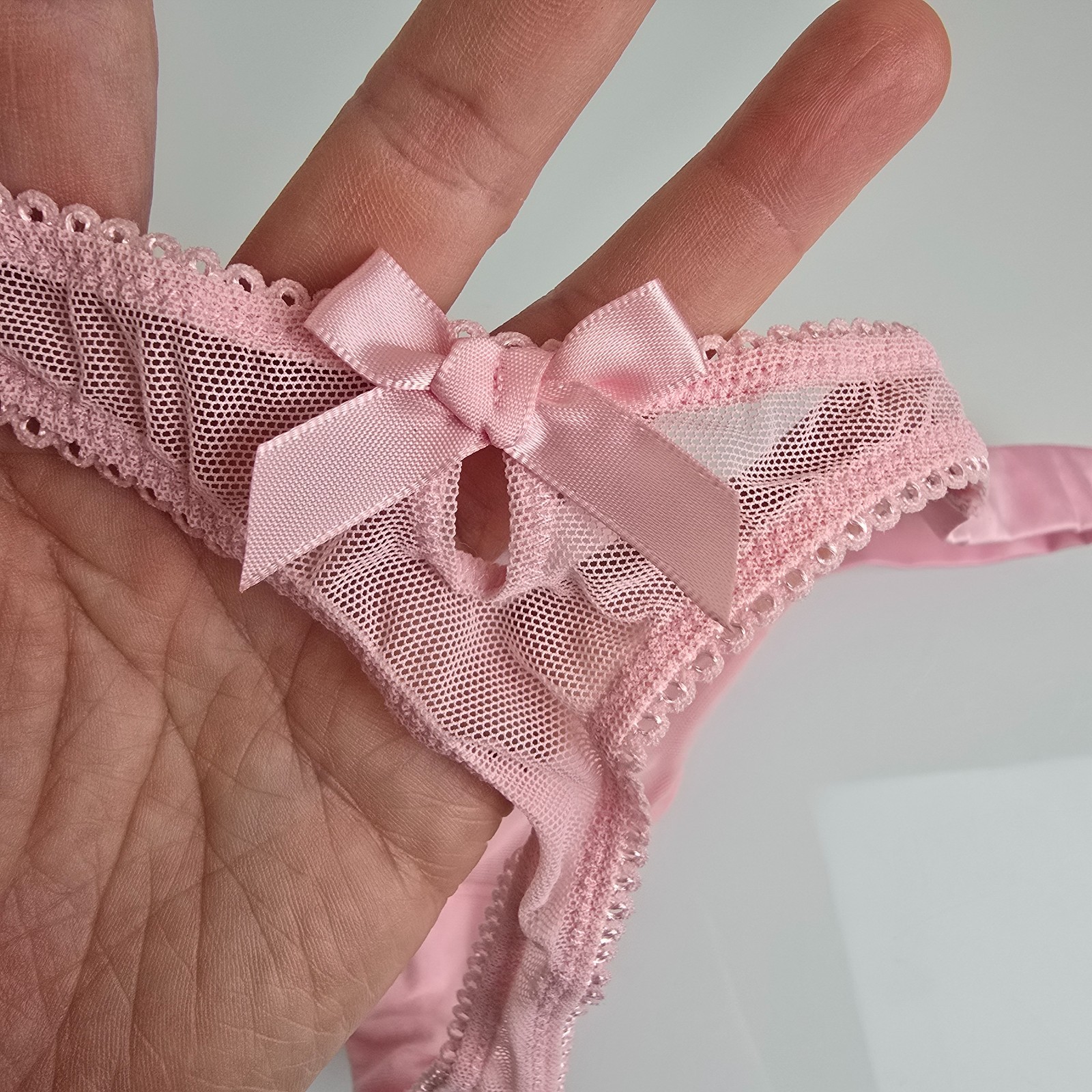 VTG 2011 Victoria’s Secret Sexy Little Things Bling satin Thong Panties Firework