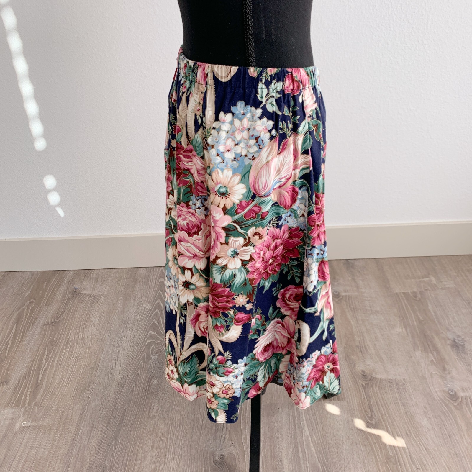 Vintage Scott McClintock Cottagecore Boho Skirt Shirt Outfit Set Size 8