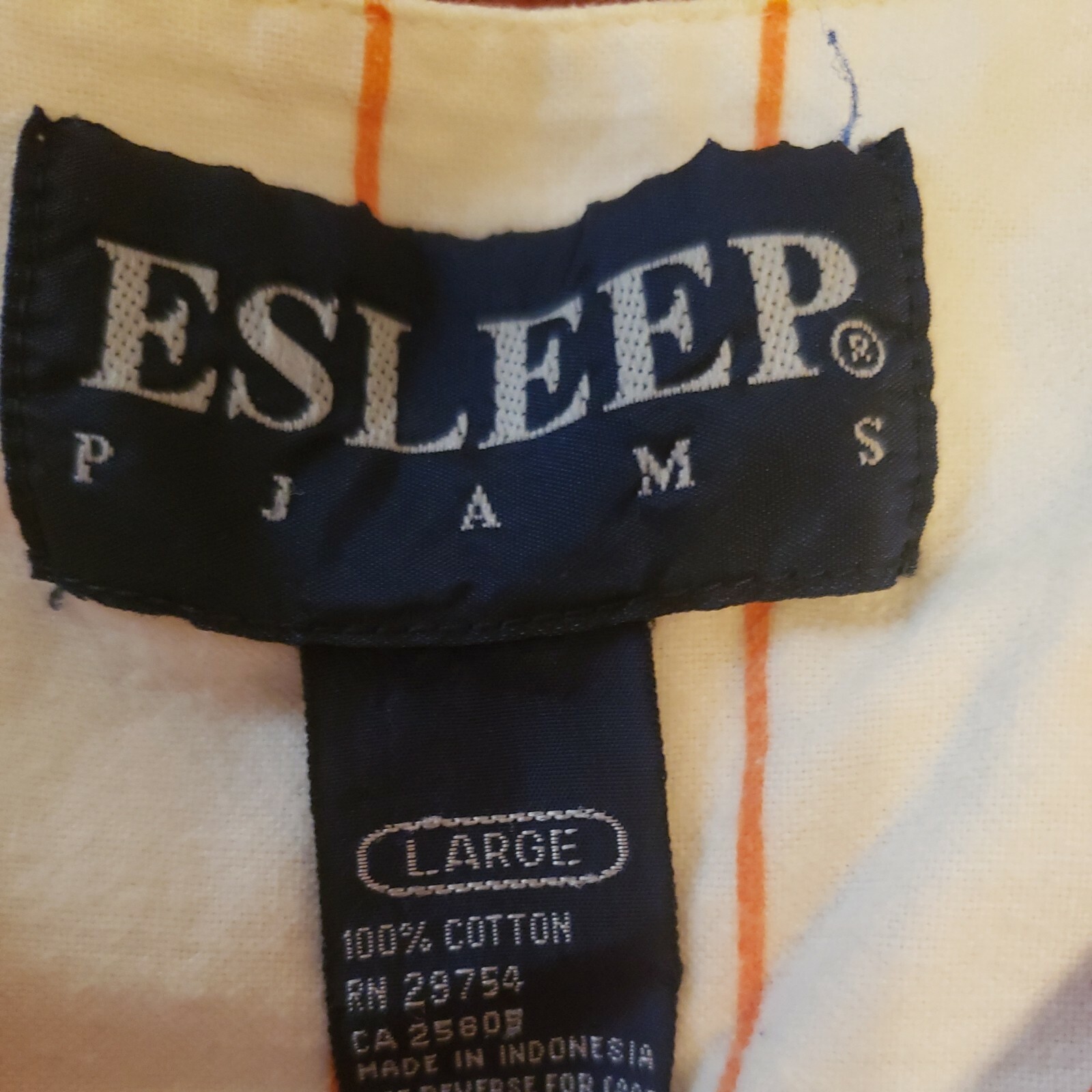 Vintage PHILADELPHIA FLYERS Esleep Co Ed Pajamas Size Lrg Very cool Retro set!