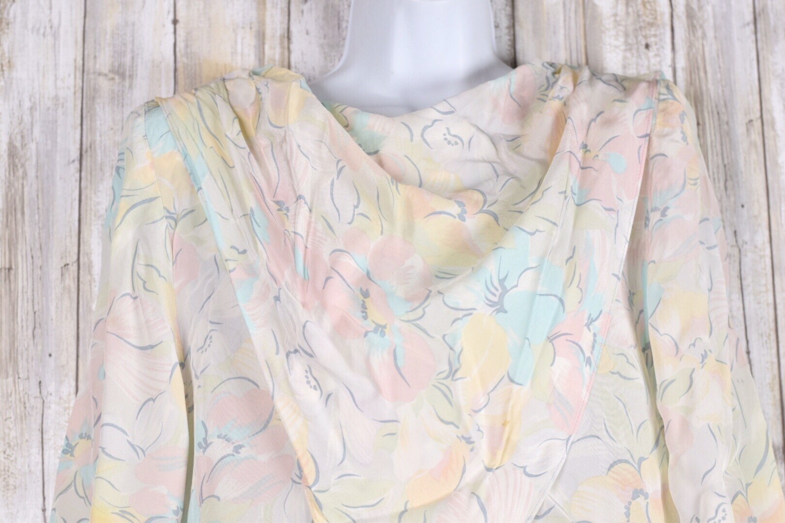 Barbara Barbara Women’s 80s Vintage Multi Color Dress Size 12