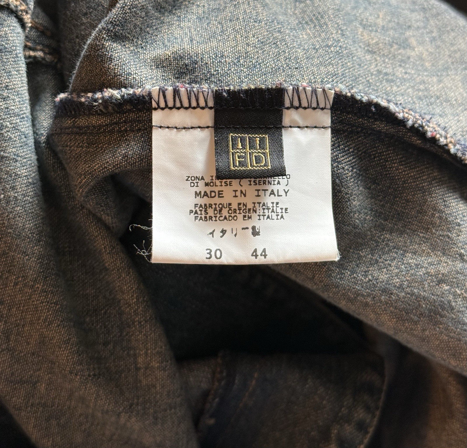 DDP Vintage 2000s Just Cavalli Womens Denim Long Jacket Washed y2k size 30/44
